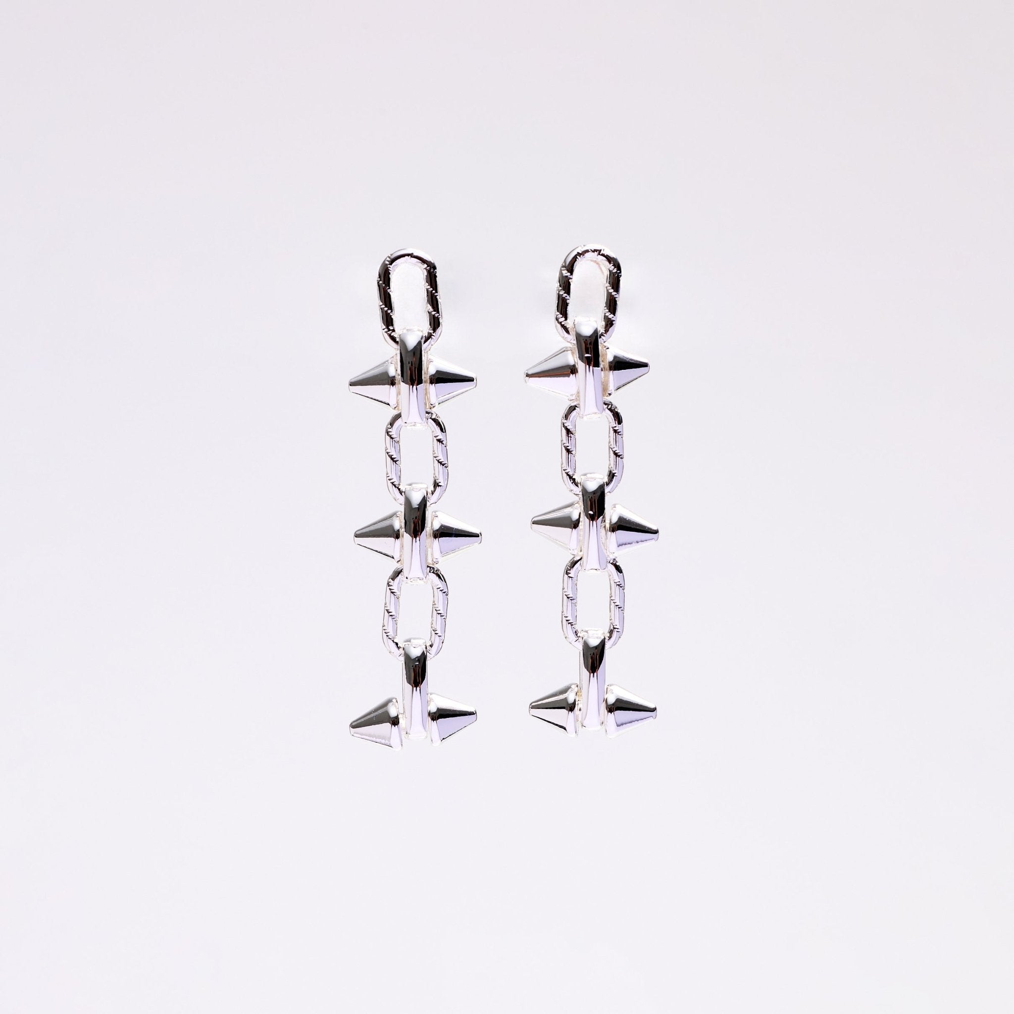 Lara & Ela | Madonna Silver Earrings - Lara & Ela