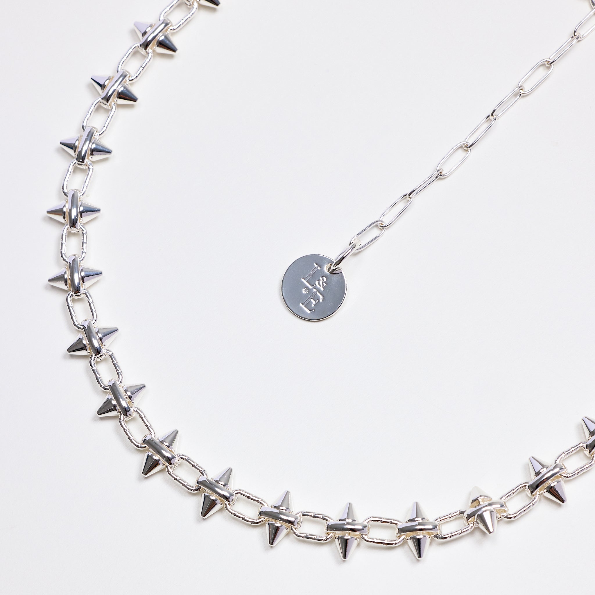 Lara & Ela | Madonna Silver Necklace - Lara & Ela