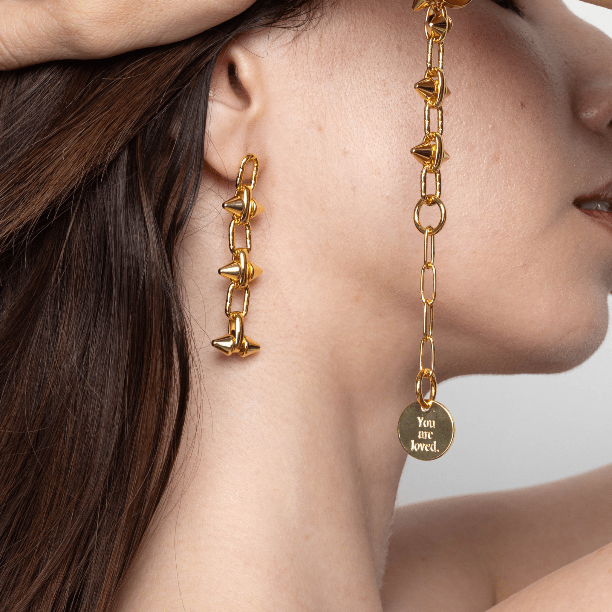Lara & Ela | Madonna Gold Earrings - Lara & Ela
