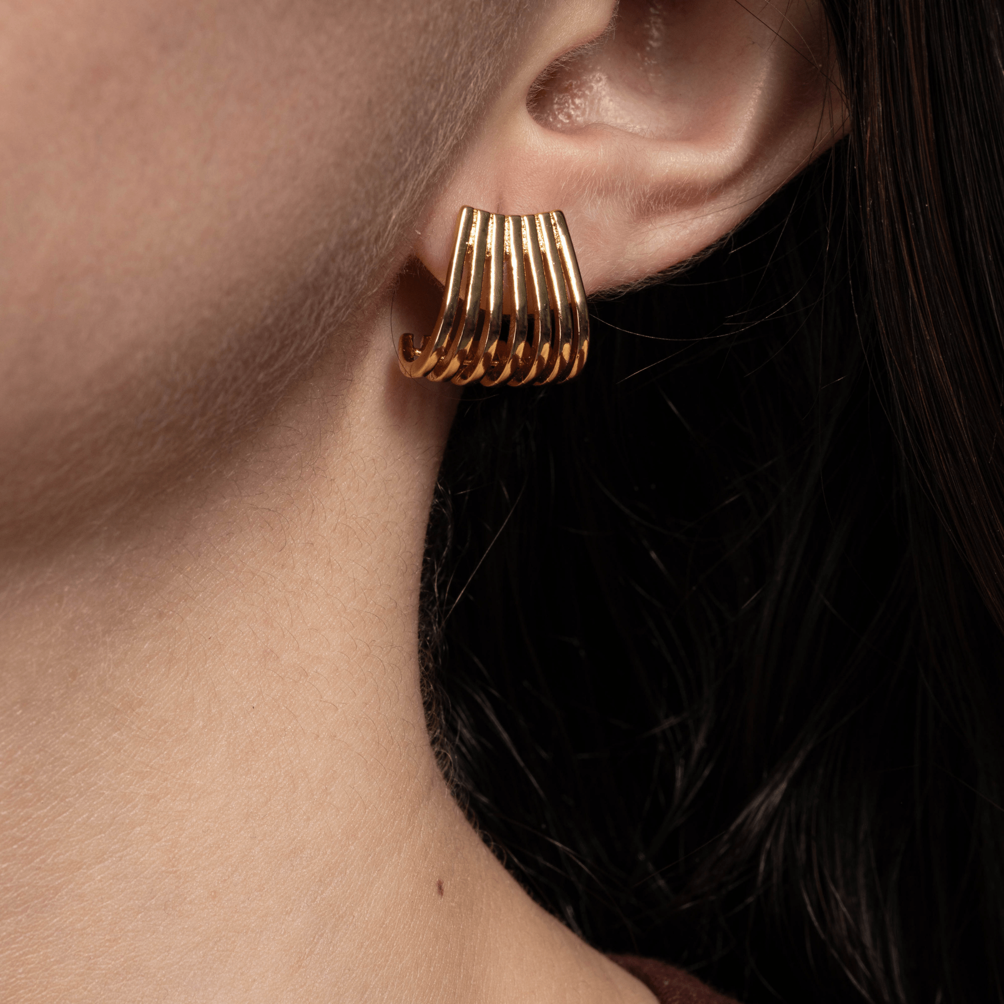 Lara & Ela | Martini Hour With Your Boss Gold Earrings - Lara & Ela