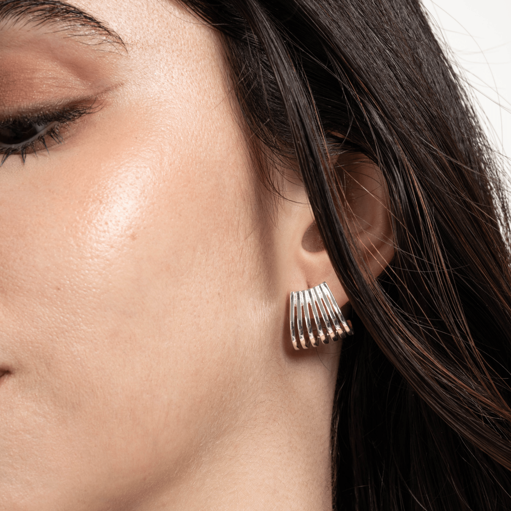 Lara & Ela | Martini Hour With Your Boss Silver Earrings - Lara & Ela