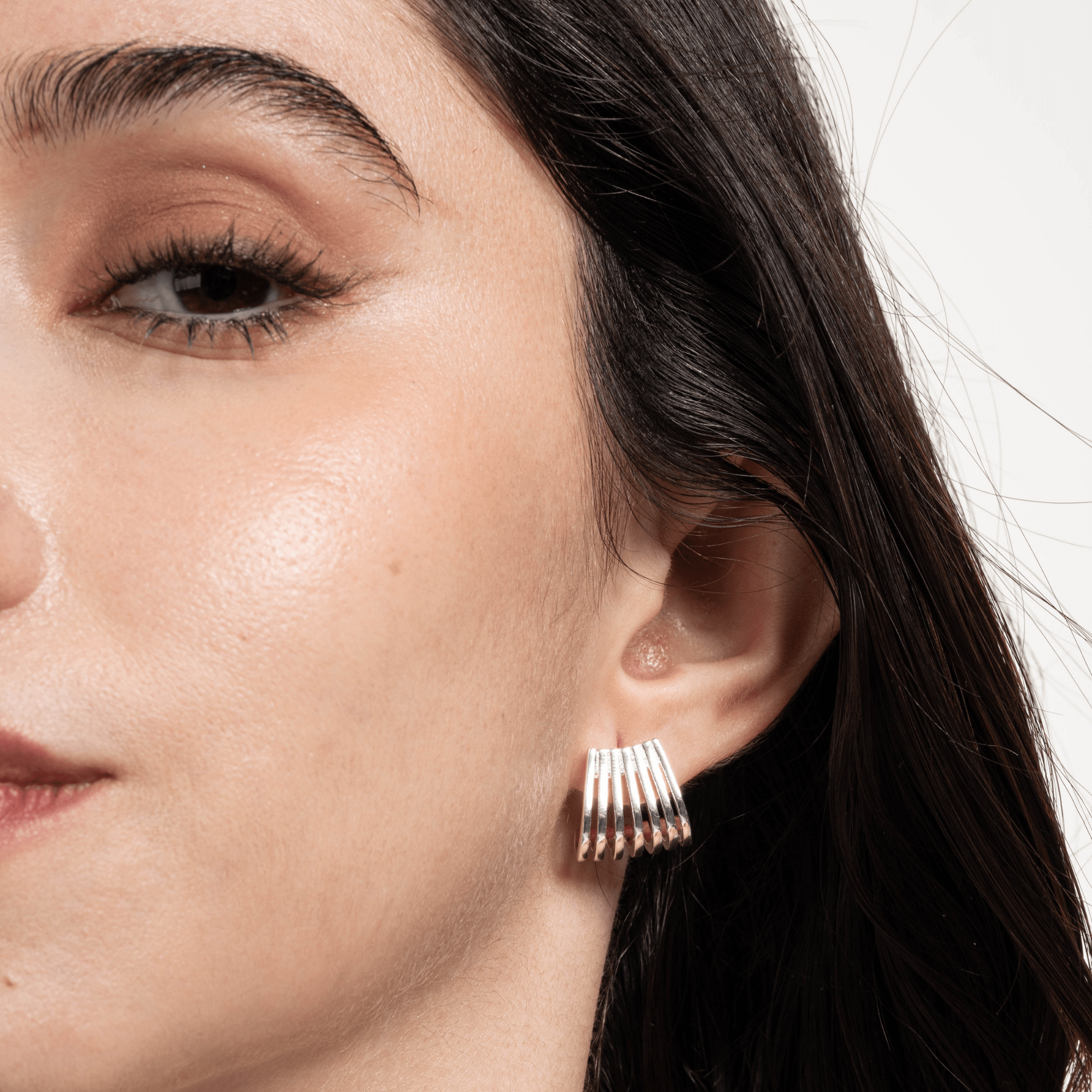 Lara & Ela | Martini Hour With Your Boss Silver Earrings - Lara & Ela