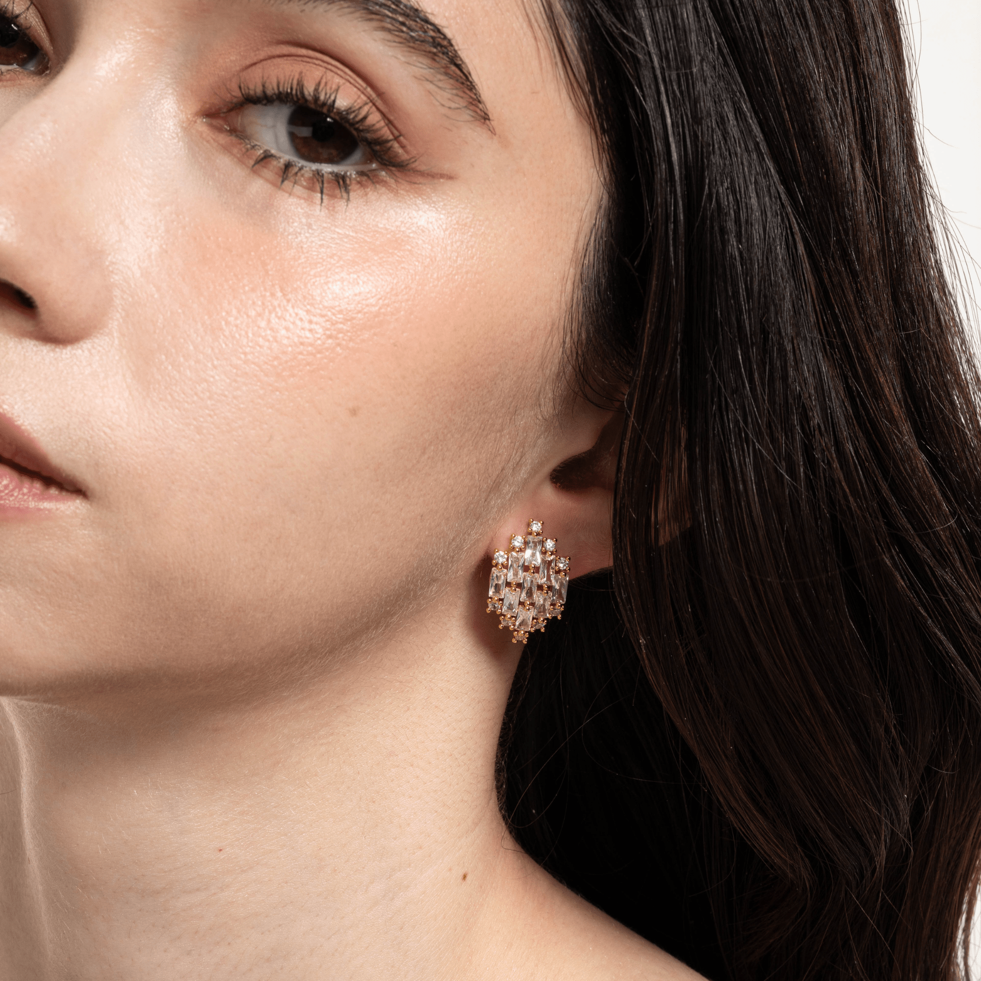 Lara & Ela | Mini Chandelier Gold Earrings - Lara & Ela