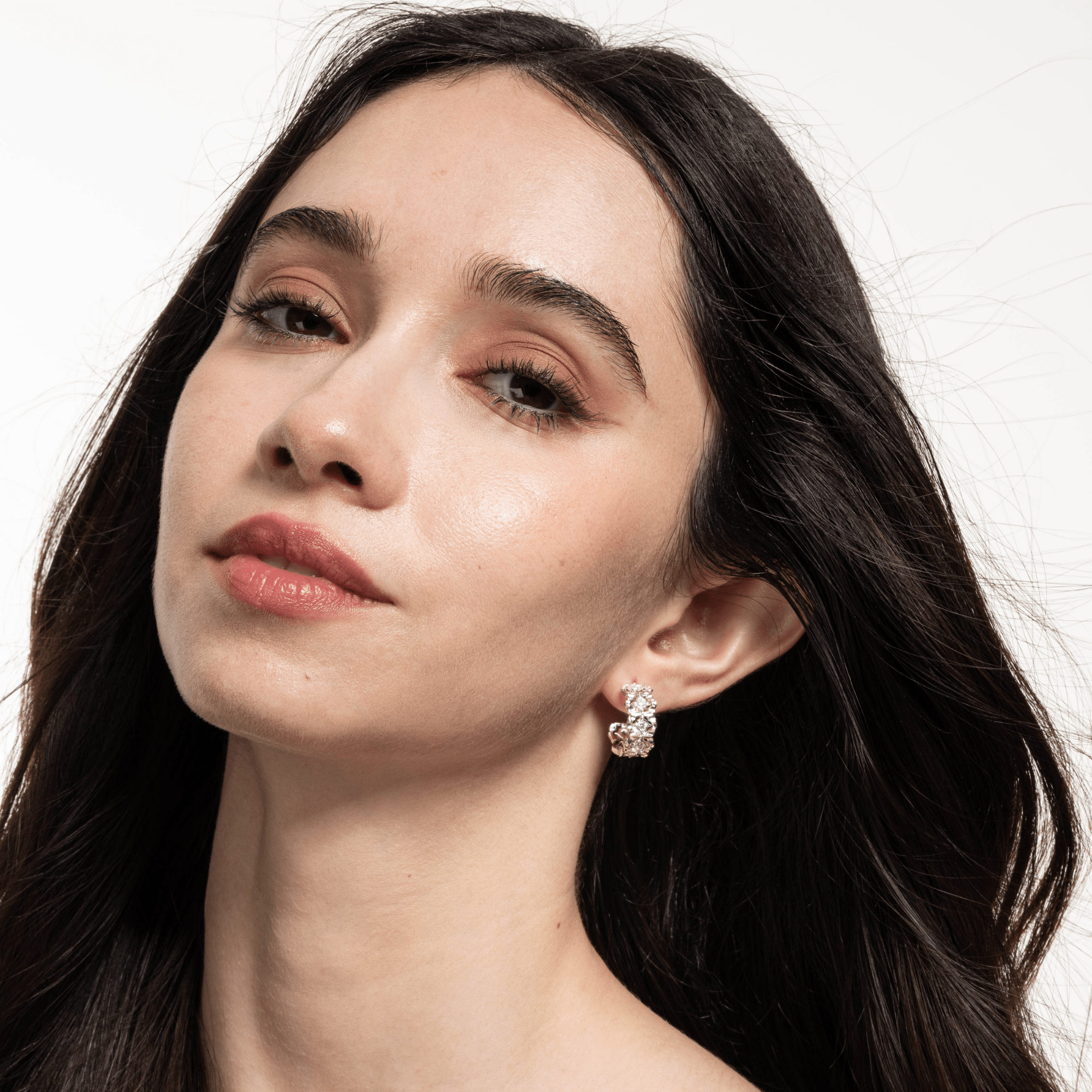 Lara & Ela | Misty Silver Earrings - Lara & Ela