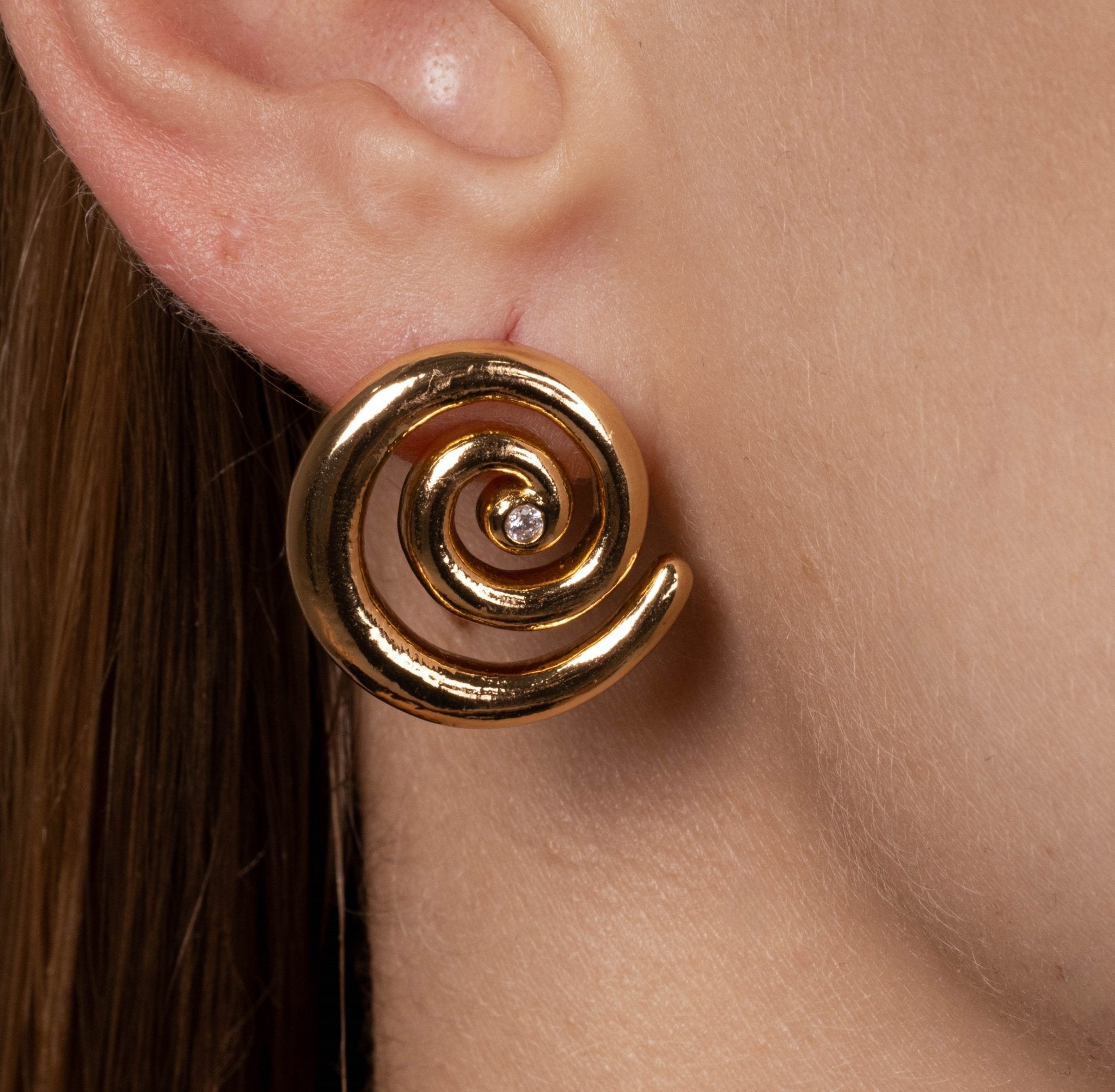 Lara & Ela | Atlantis Gold Earrings - Lara & Ela