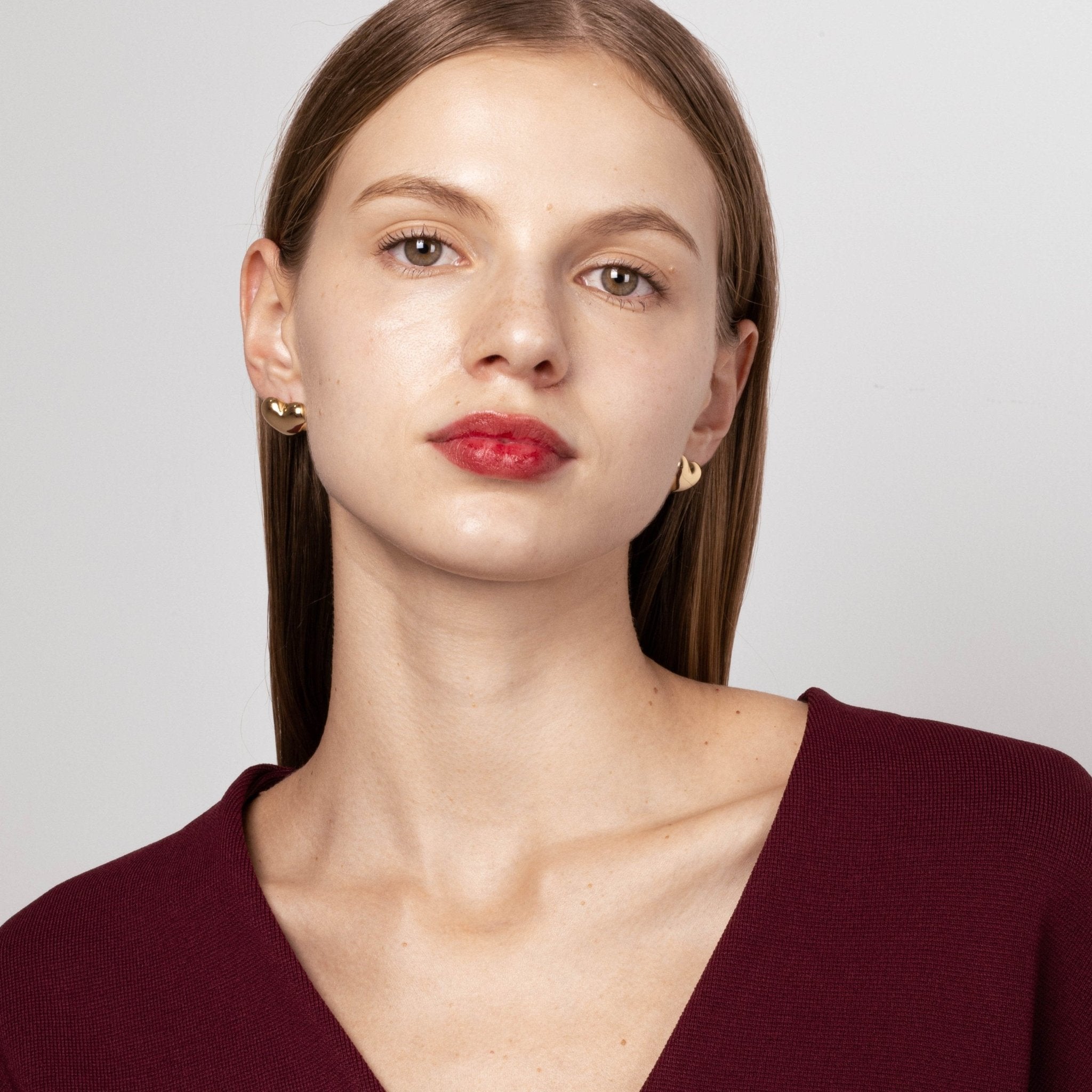 Lara & Ela | Everything Your Heart Desires Gold Earrings - Lara & Ela