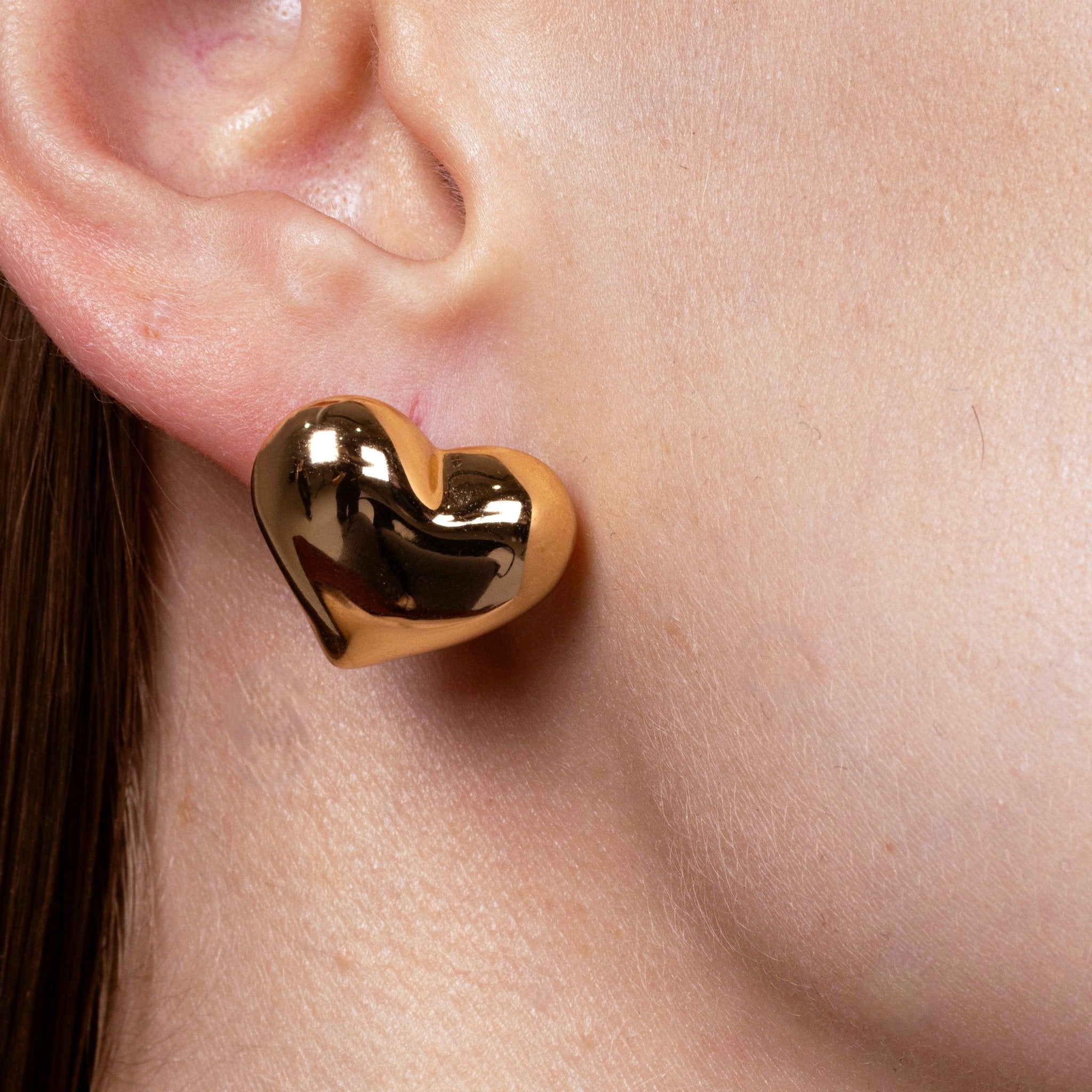 Lara & Ela | Everything Your Heart Desires Gold Earrings - Lara & Ela