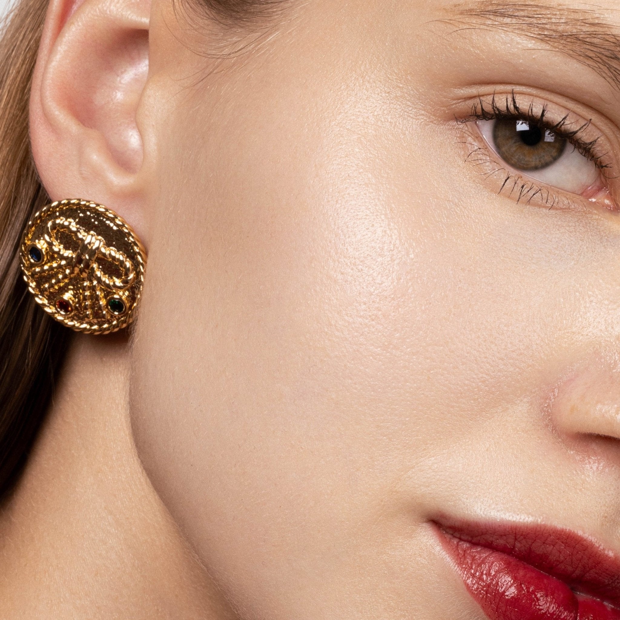 Lara & Ela | Girlboss Gold Earrings - Lara & Ela