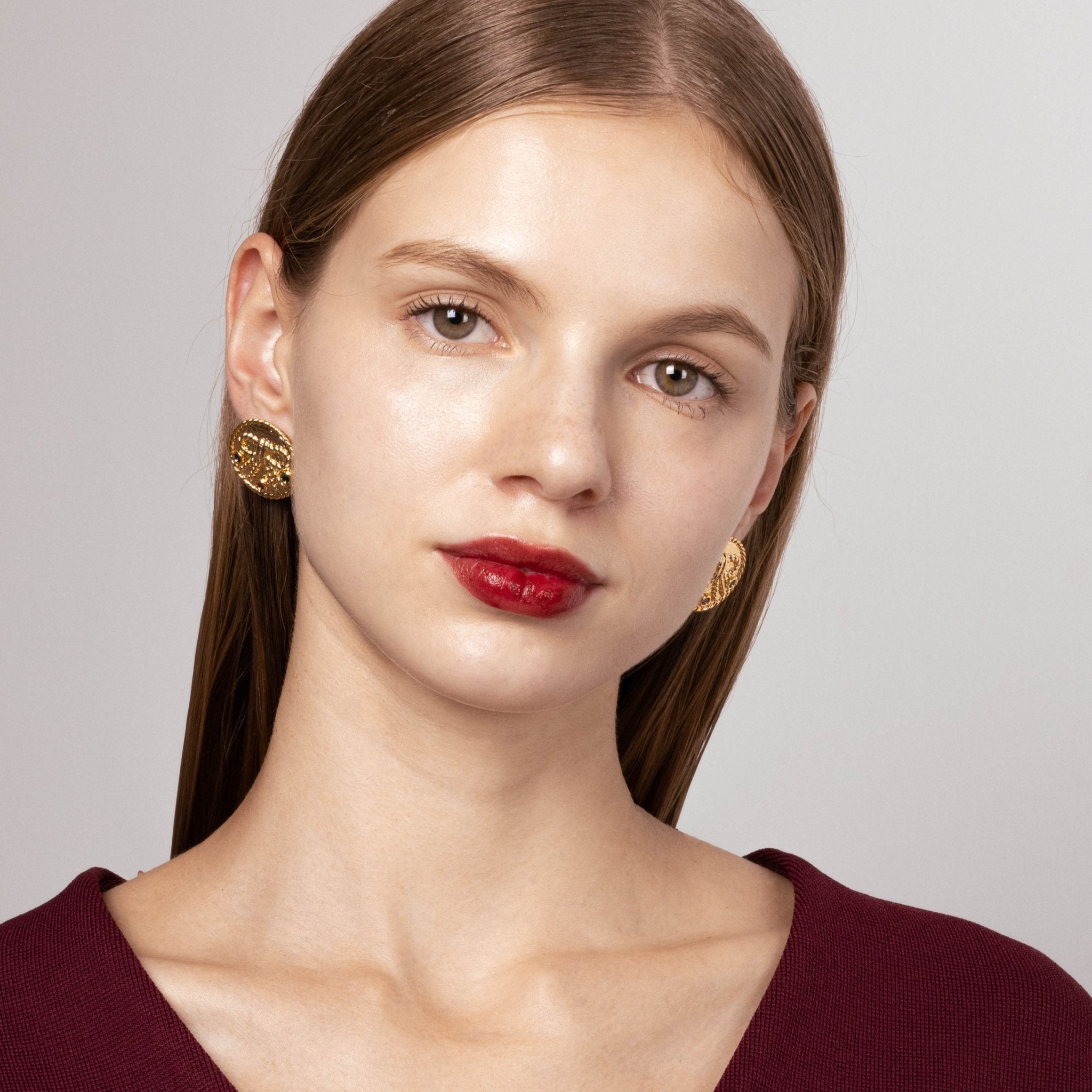 Lara & Ela | Girlboss Gold Earrings - Lara & Ela