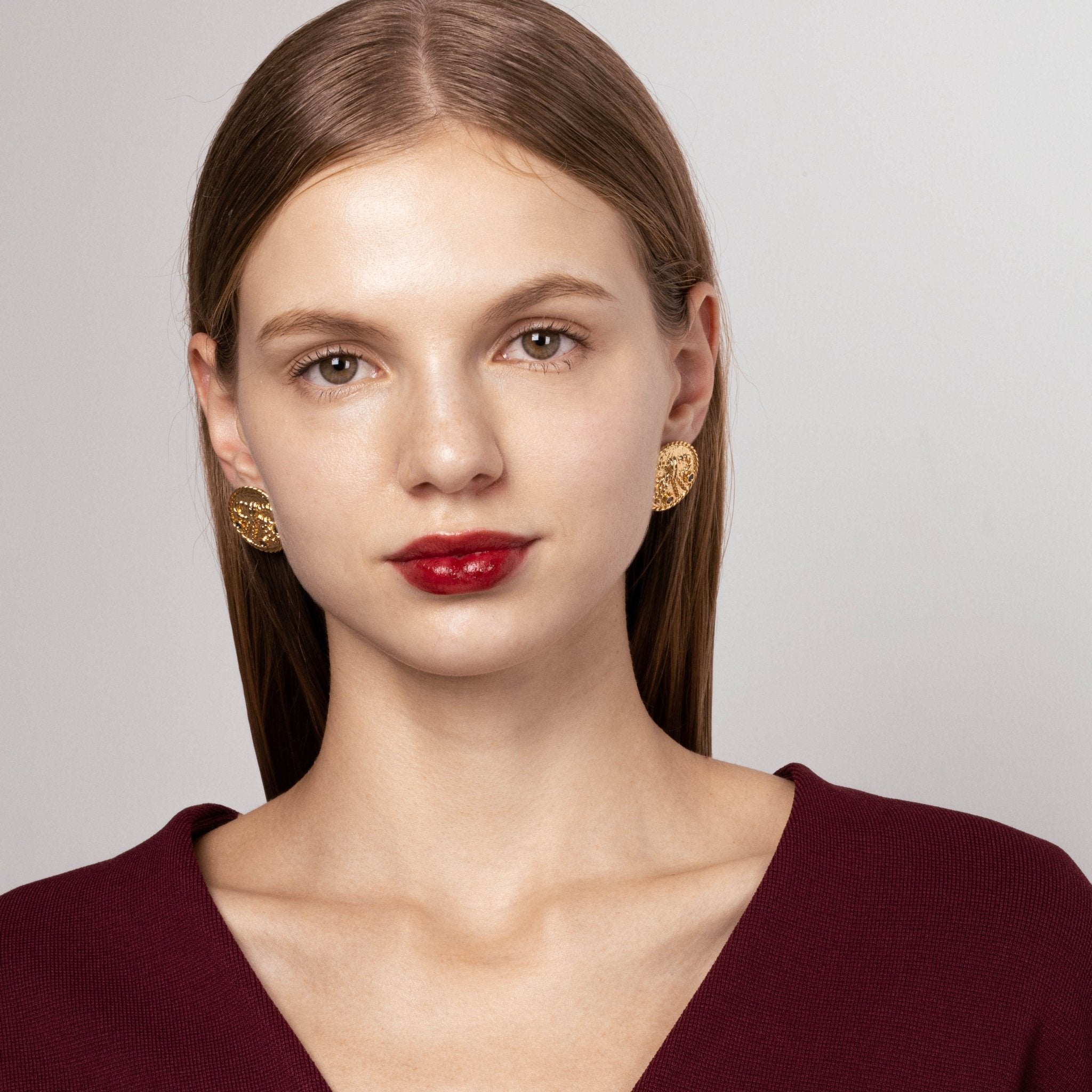 Lara & Ela | Girlboss Gold Earrings - Lara & Ela