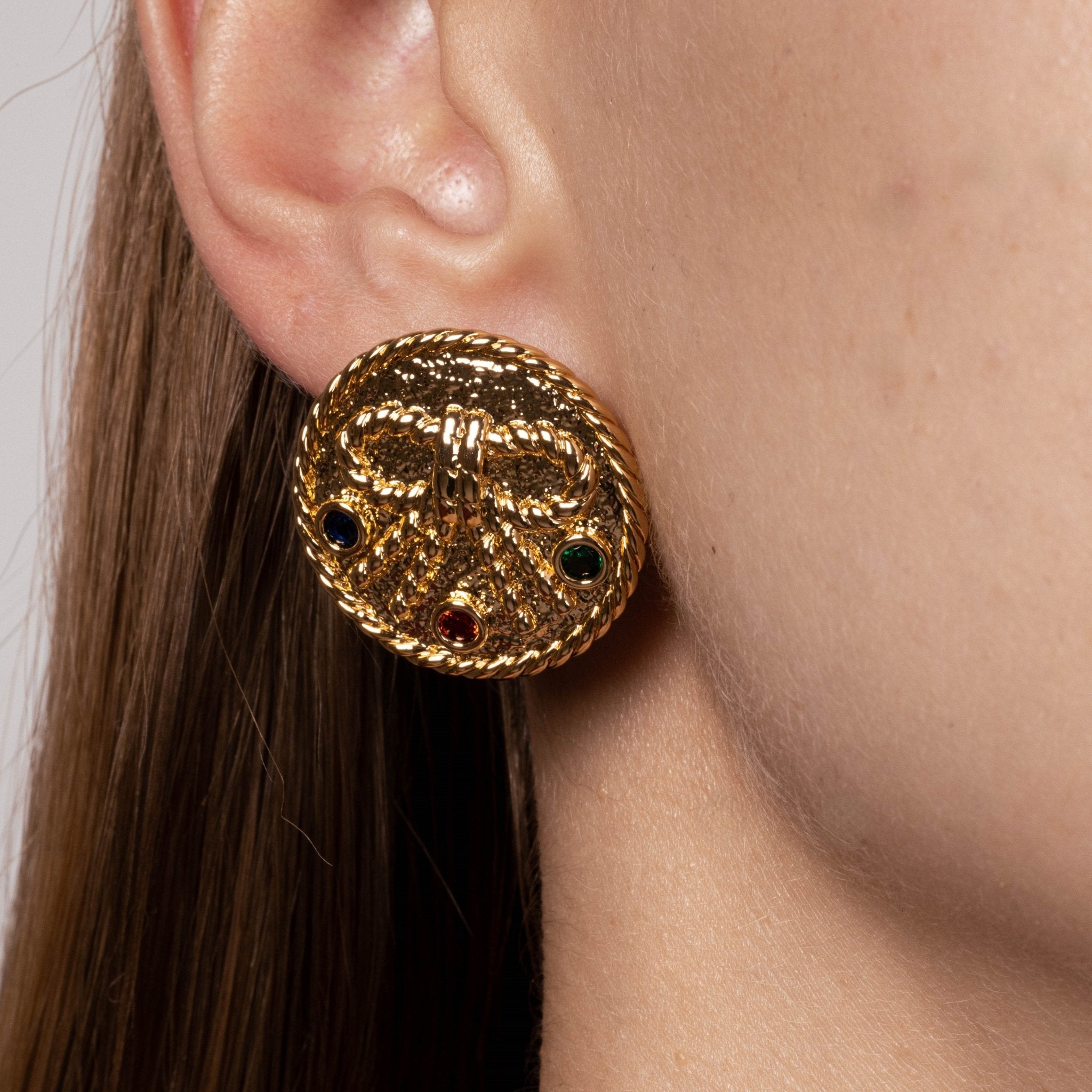 Lara & Ela | Girlboss Gold Earrings - Lara & Ela