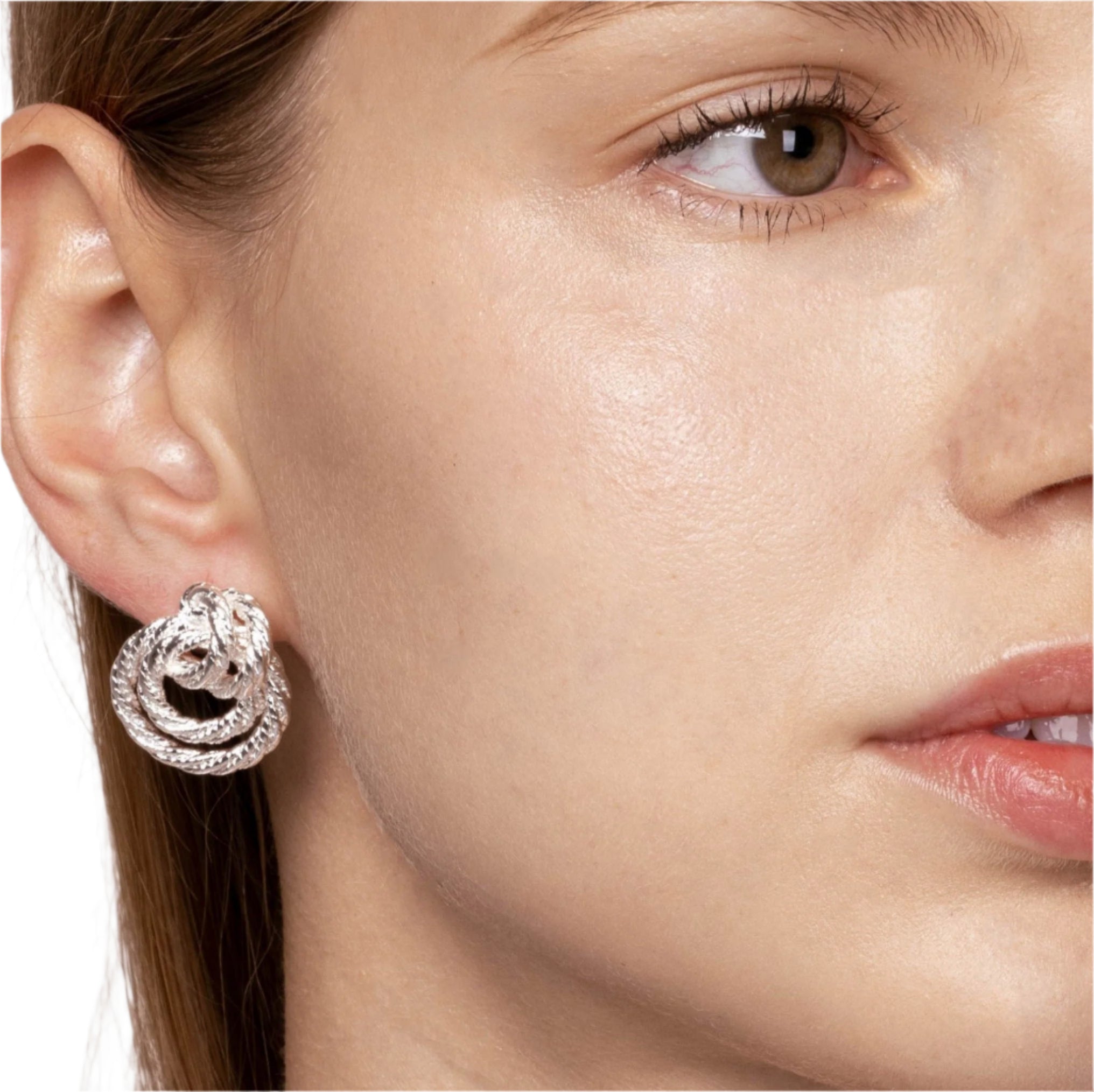 Lara & Ela | I'll Take Manhattan Silver Earrings - Lara & Ela