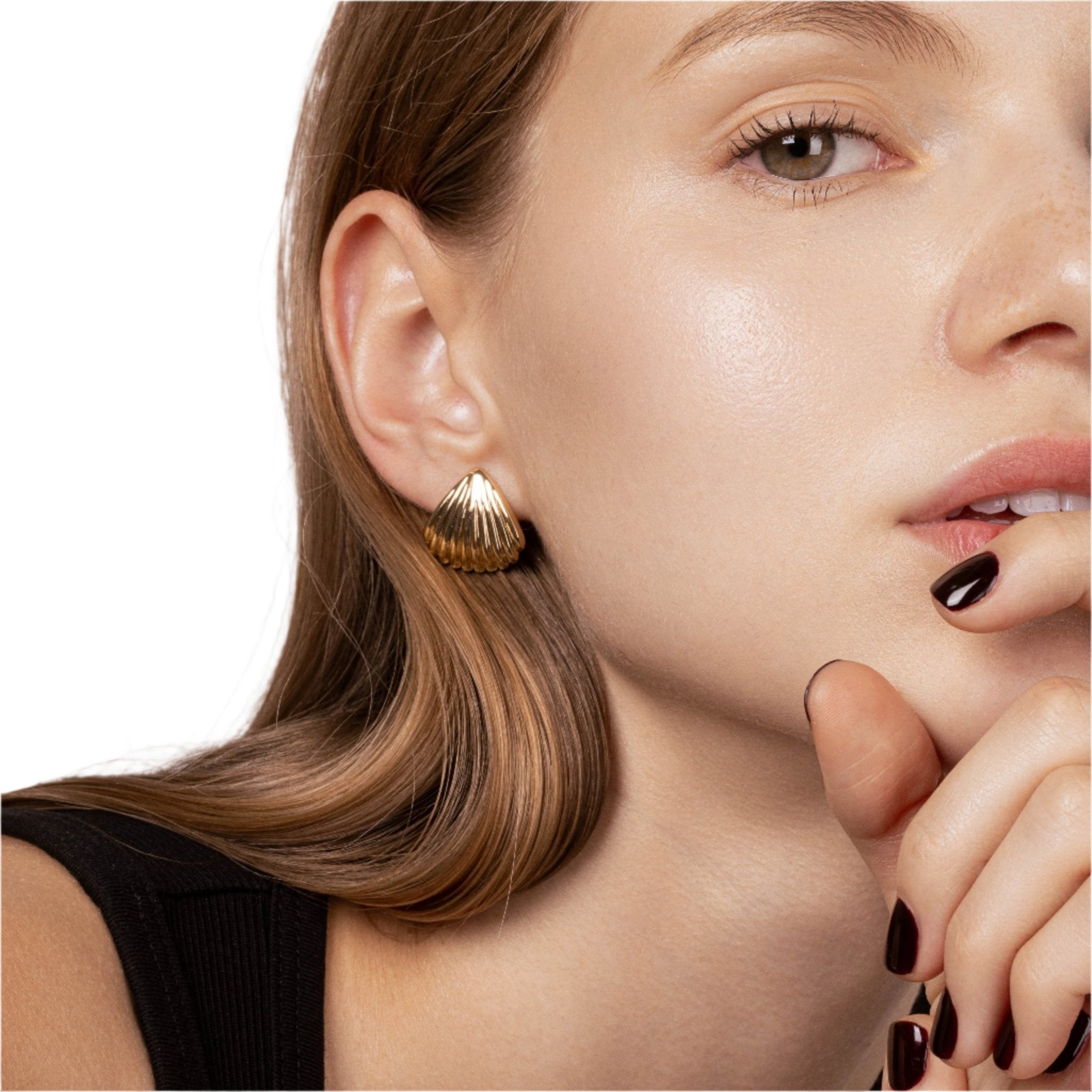 Lara & Ela | Siren Gold Earrings - Lara & Ela