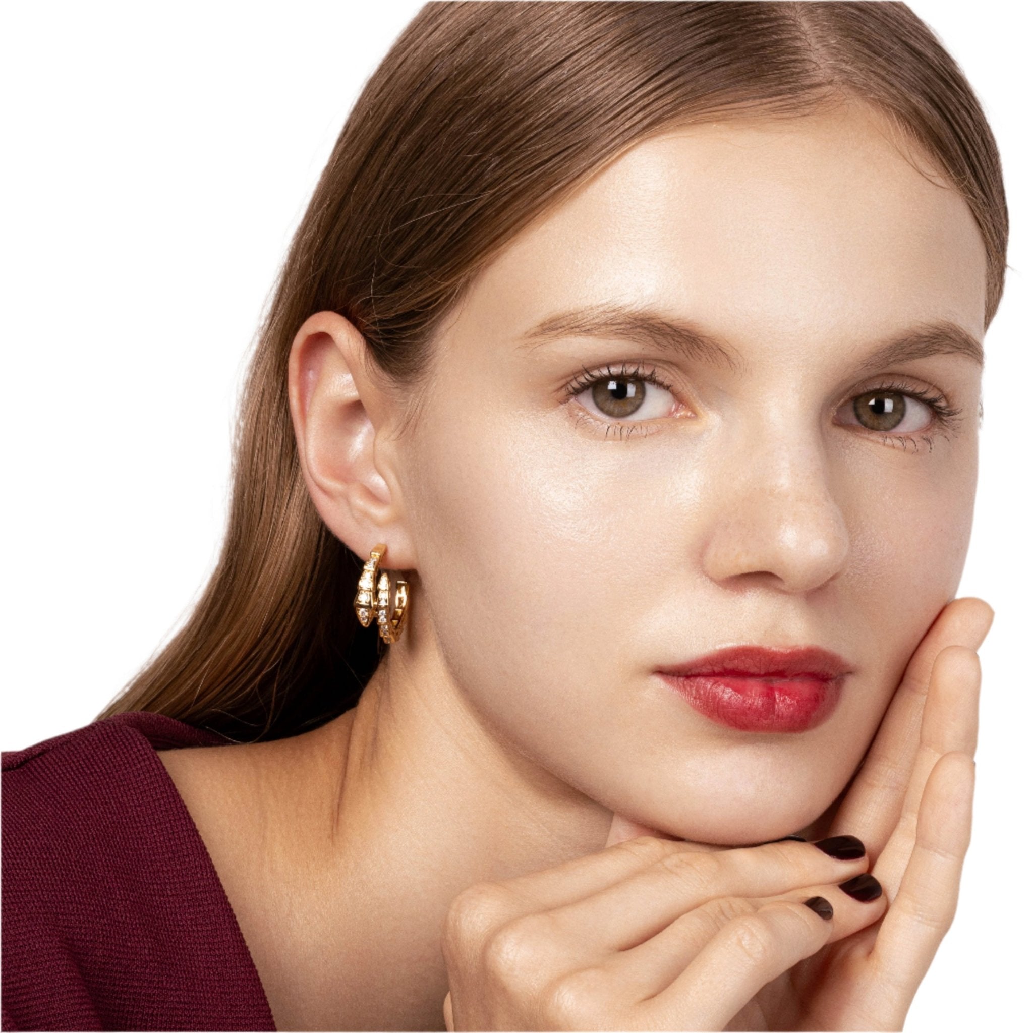 Lara & Ela | The Forbidden Fruit Gold Earrings - Lara & Ela
