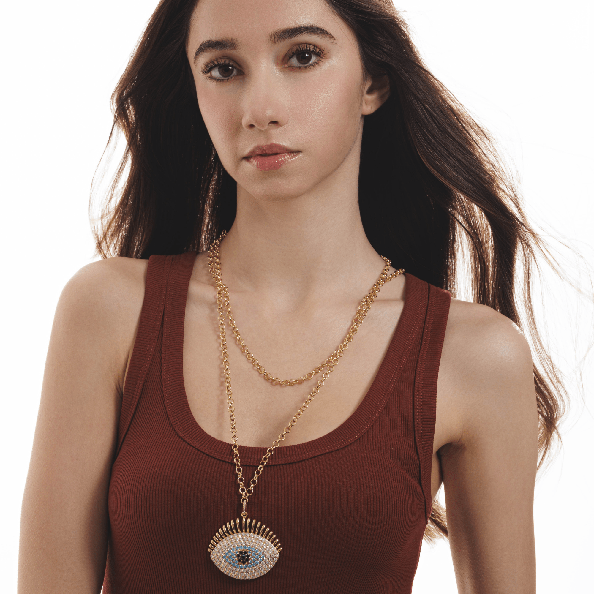 Lara & Ela | Nefertiti Gold Necklace - Lara & Ela