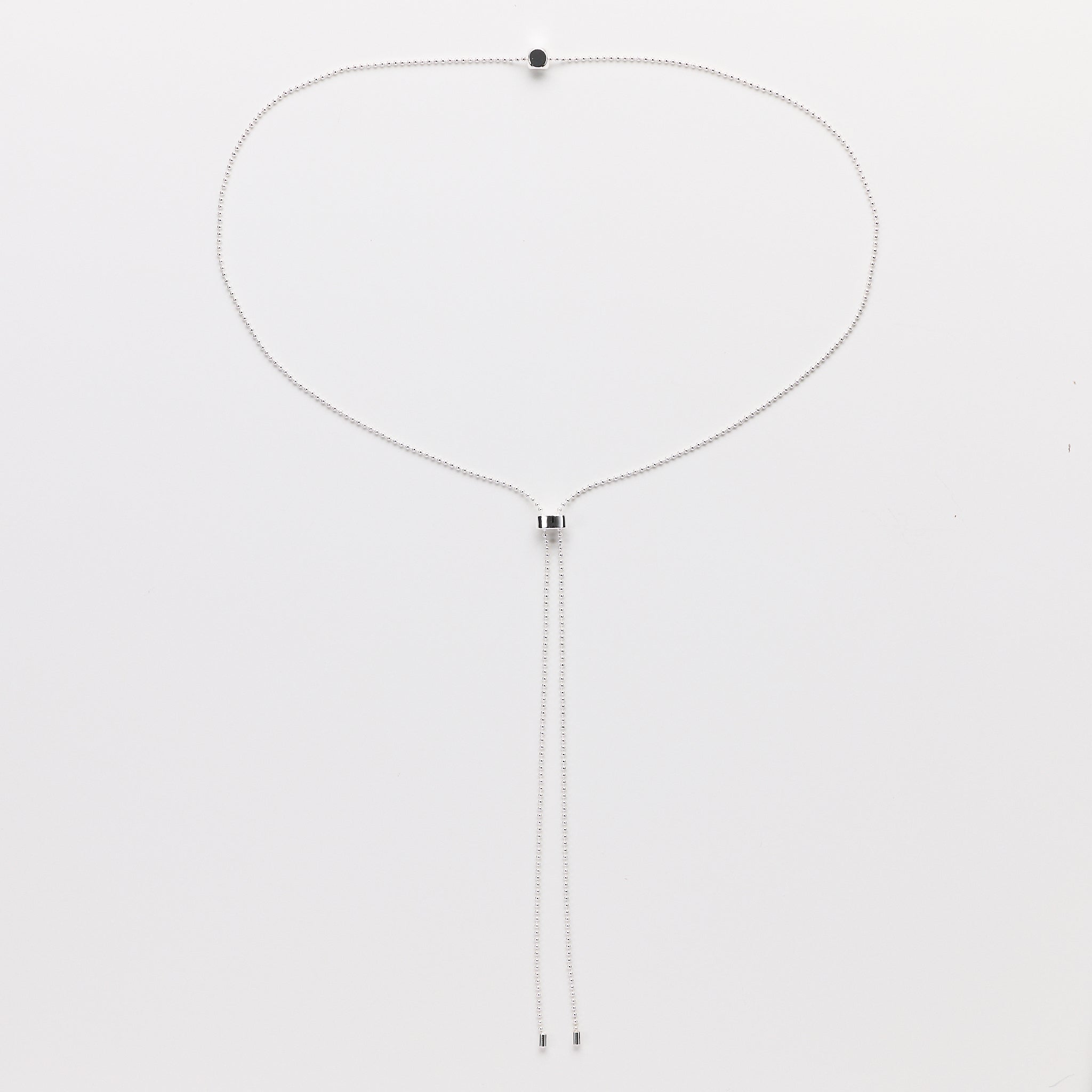 Lara & Ela | Now You See Me Silver Necklace - Lara & Ela