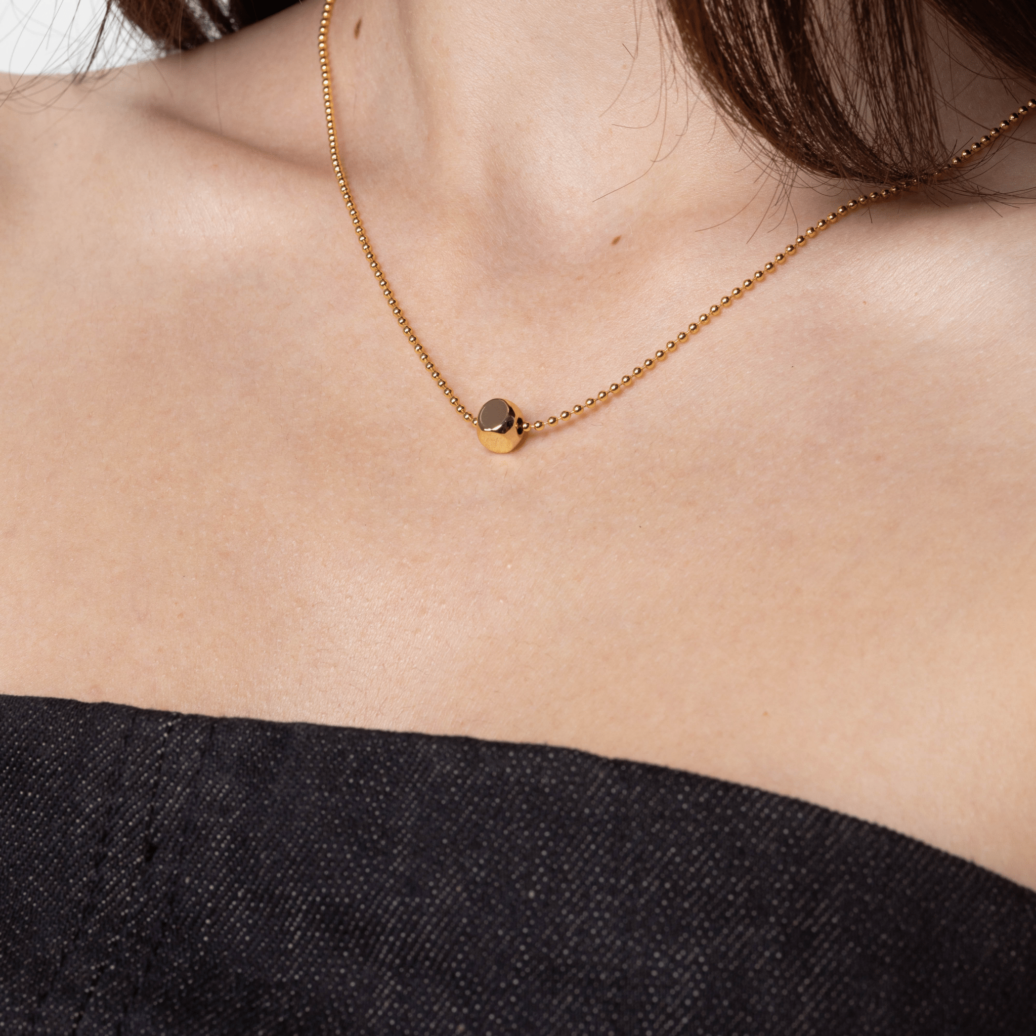 Lara & Ela | Now You See Me Gold Necklace - Lara & Ela