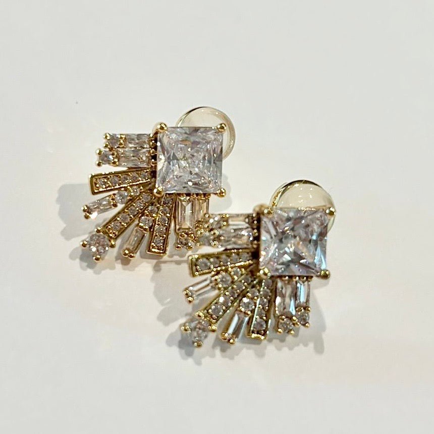 Lara & Ela I VM54 Olympia Gold Earrings - Lara & Ela