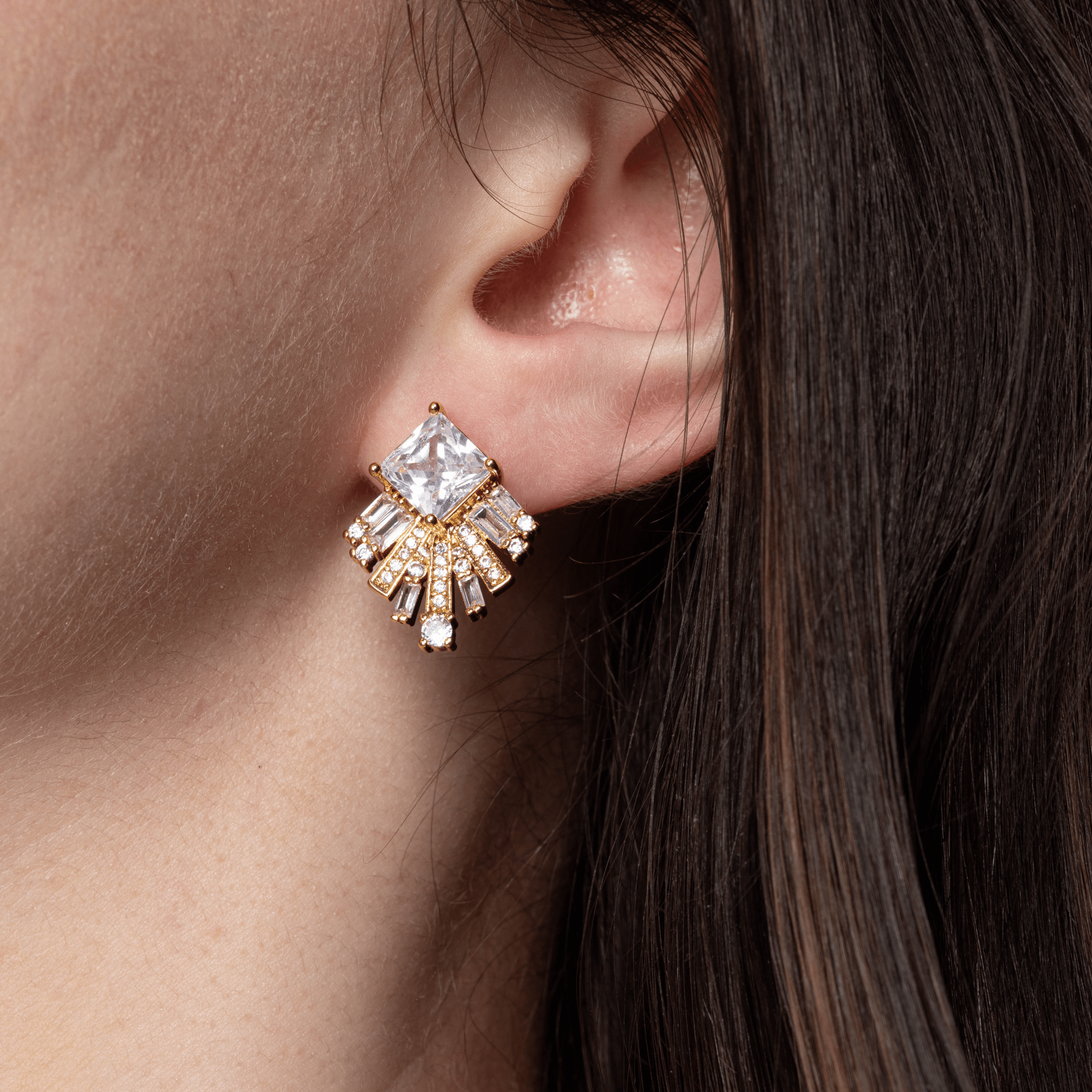 Lara & Ela | Olympia Gold Earrings - Lara & Ela