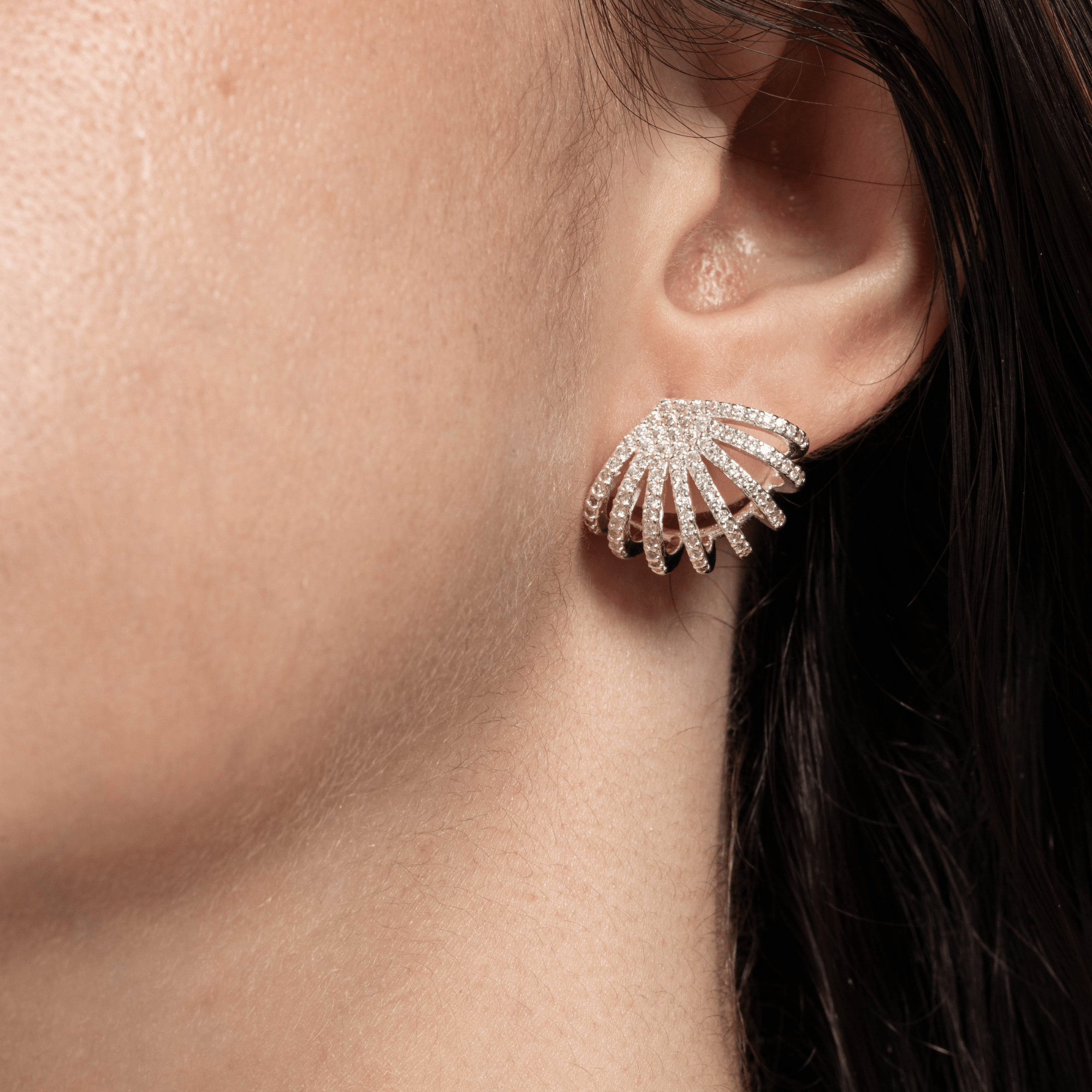 Lara & Ela | Our Collective Past Silver Earrings - Lara & Ela