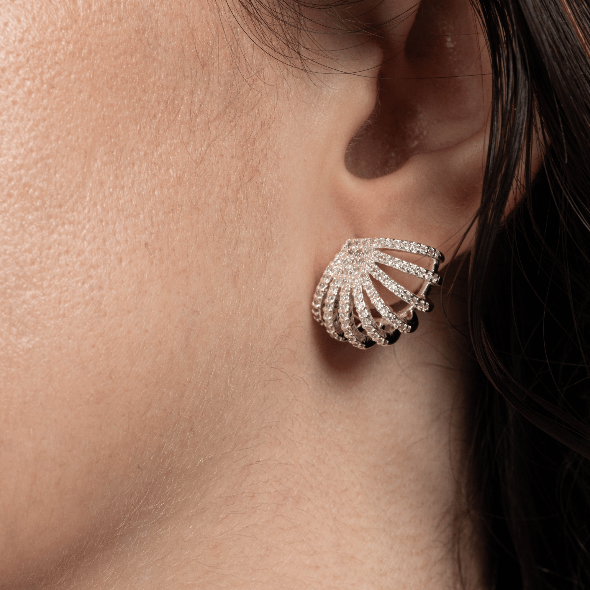 Lara & Ela | Our Collective Past Silver Earrings - Lara & Ela