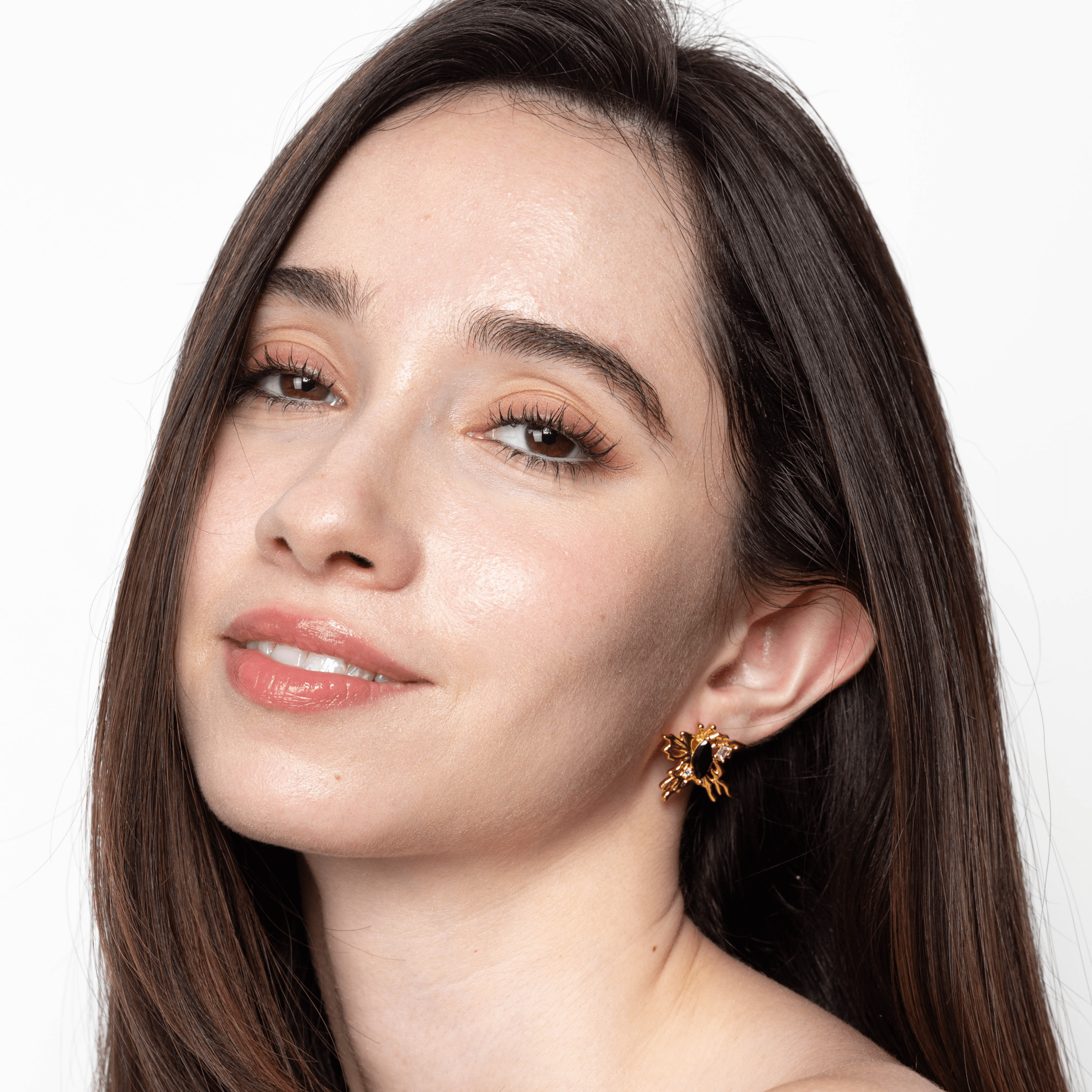 Lara & Ela | Papillon Gold Earrings - Lara & Ela