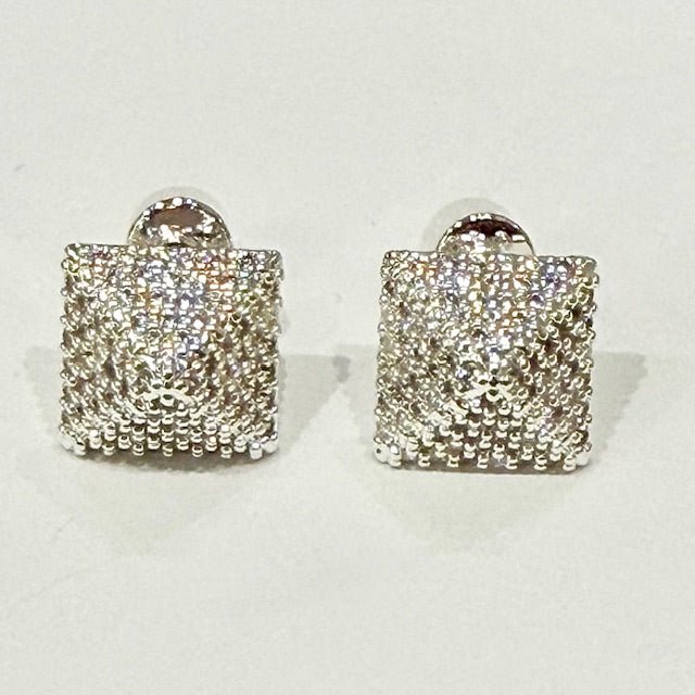 Lara & Ela | Pi Silver Earrings - Lara & Ela