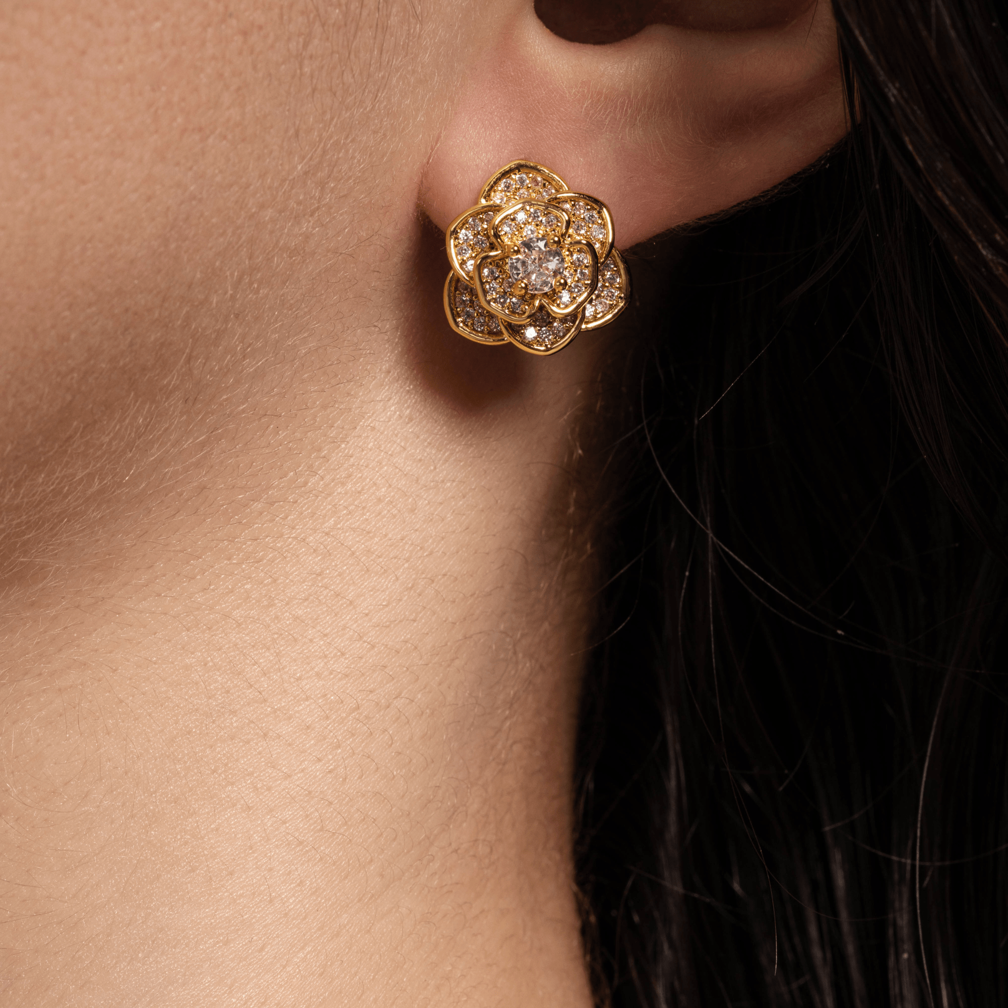 Lara & Ela | Popcorn Gold Earrings - Lara & Ela