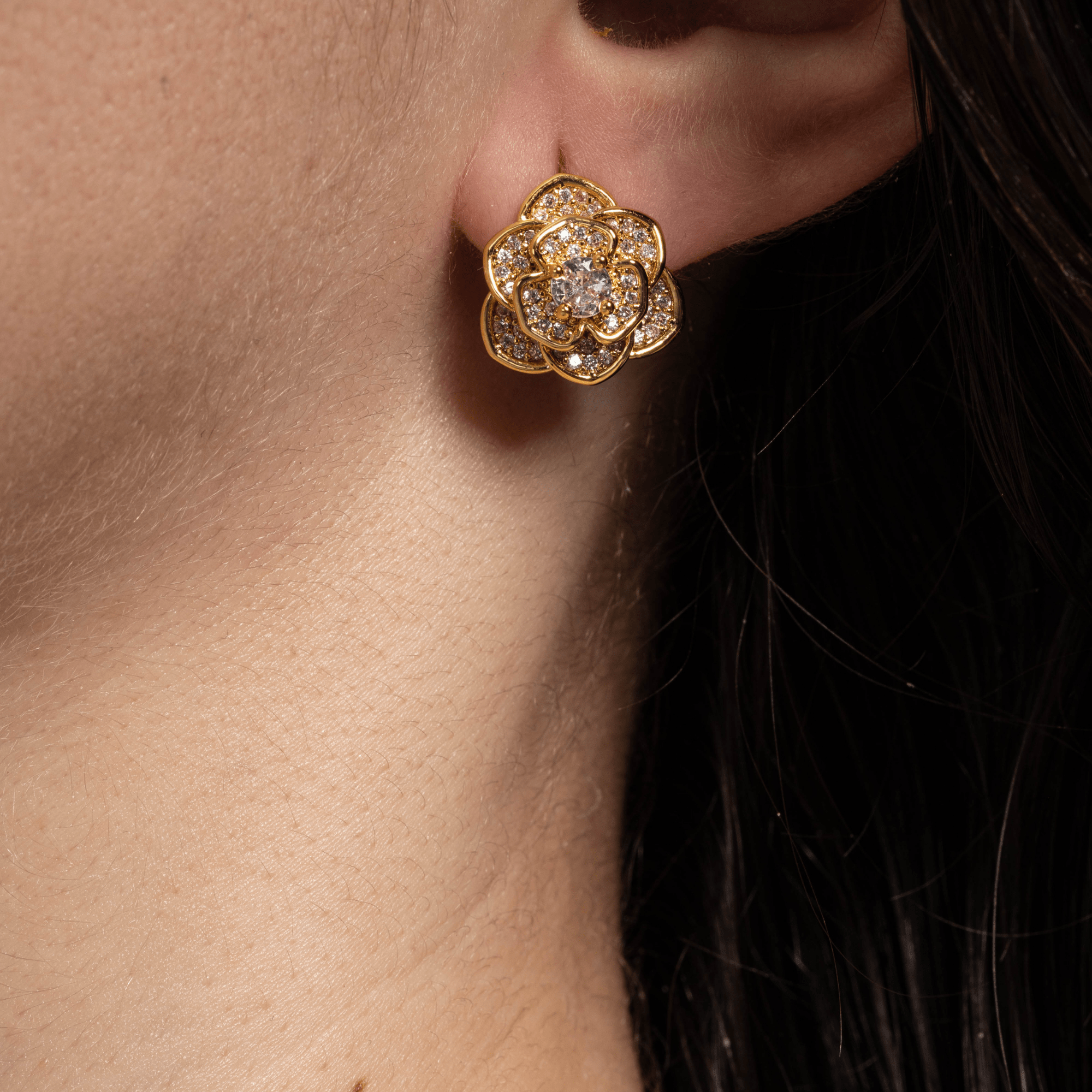 Lara & Ela | Popcorn Gold Earrings - Lara & Ela