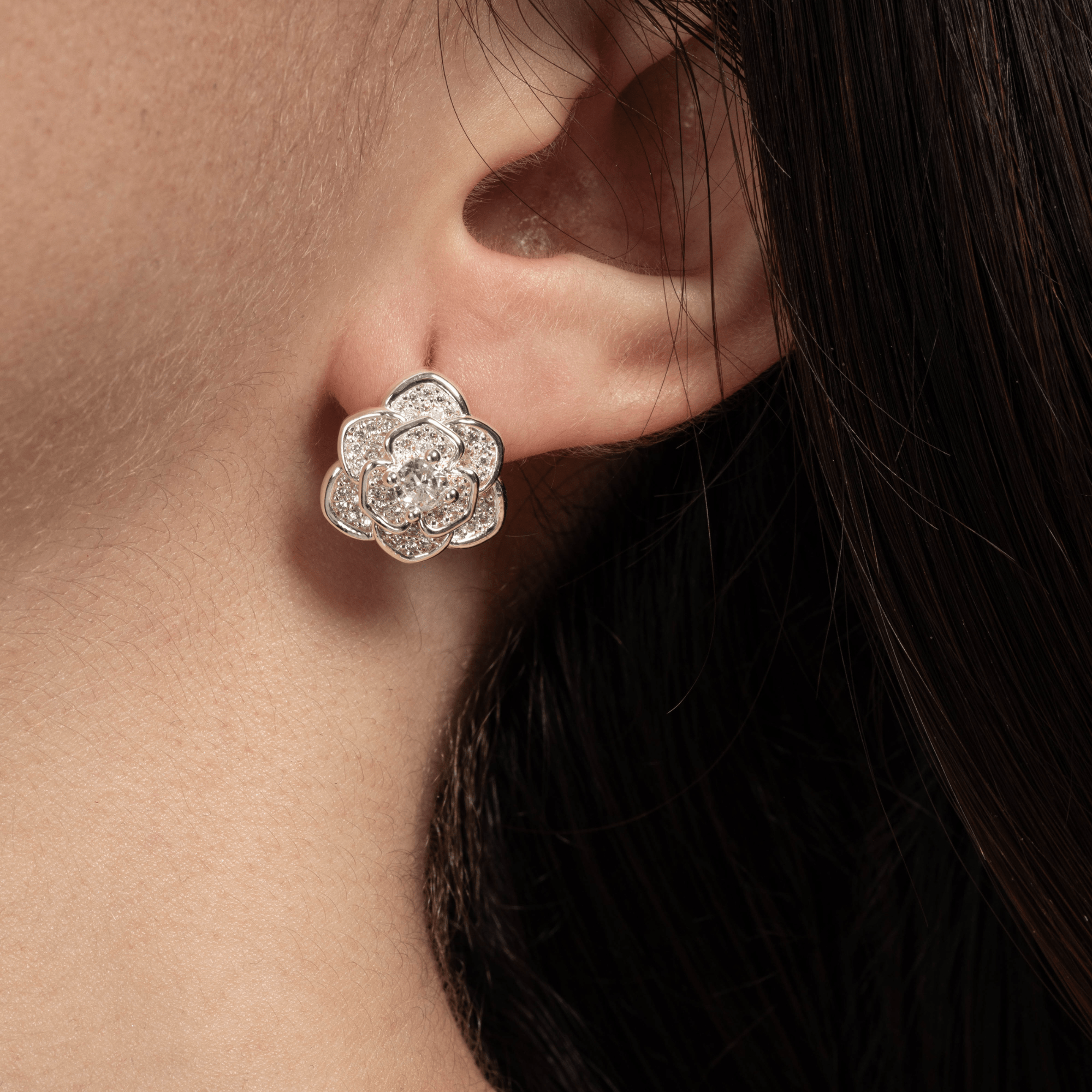 Lara & Ela | Popcorn Silver Earrings - Lara & Ela