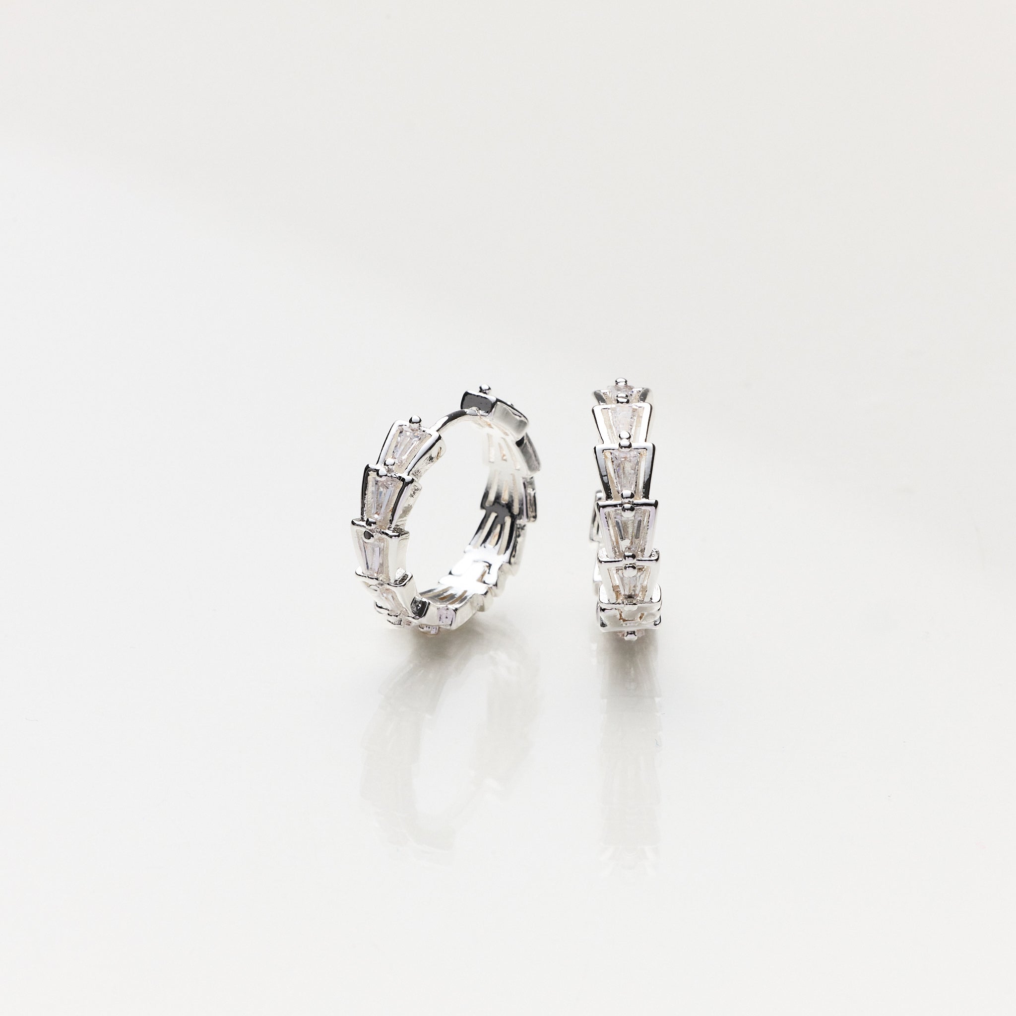 Lara & Ela I Reign Silver Earrings - Lara & Ela