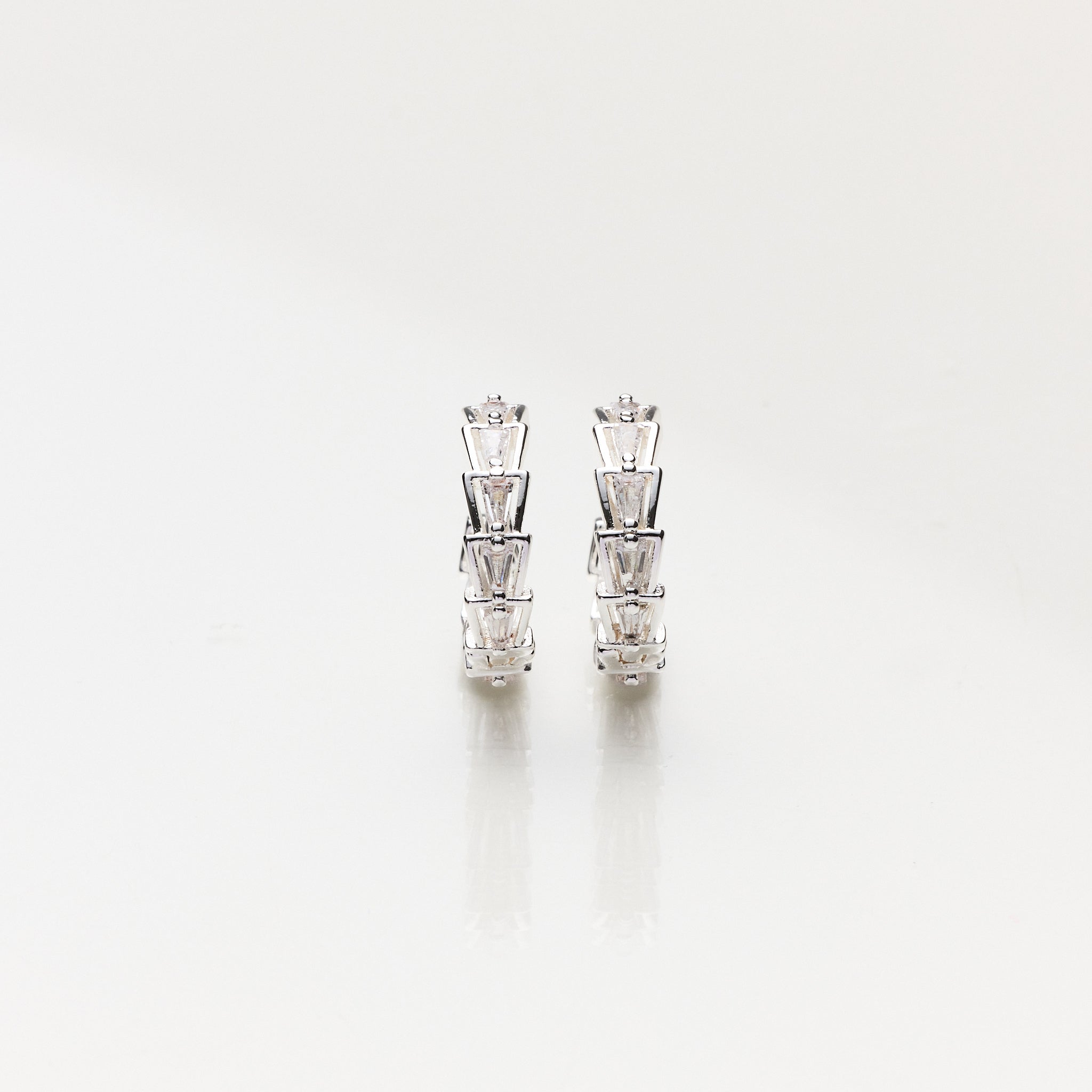 Lara & Ela I Reign Silver Earrings - Lara & Ela