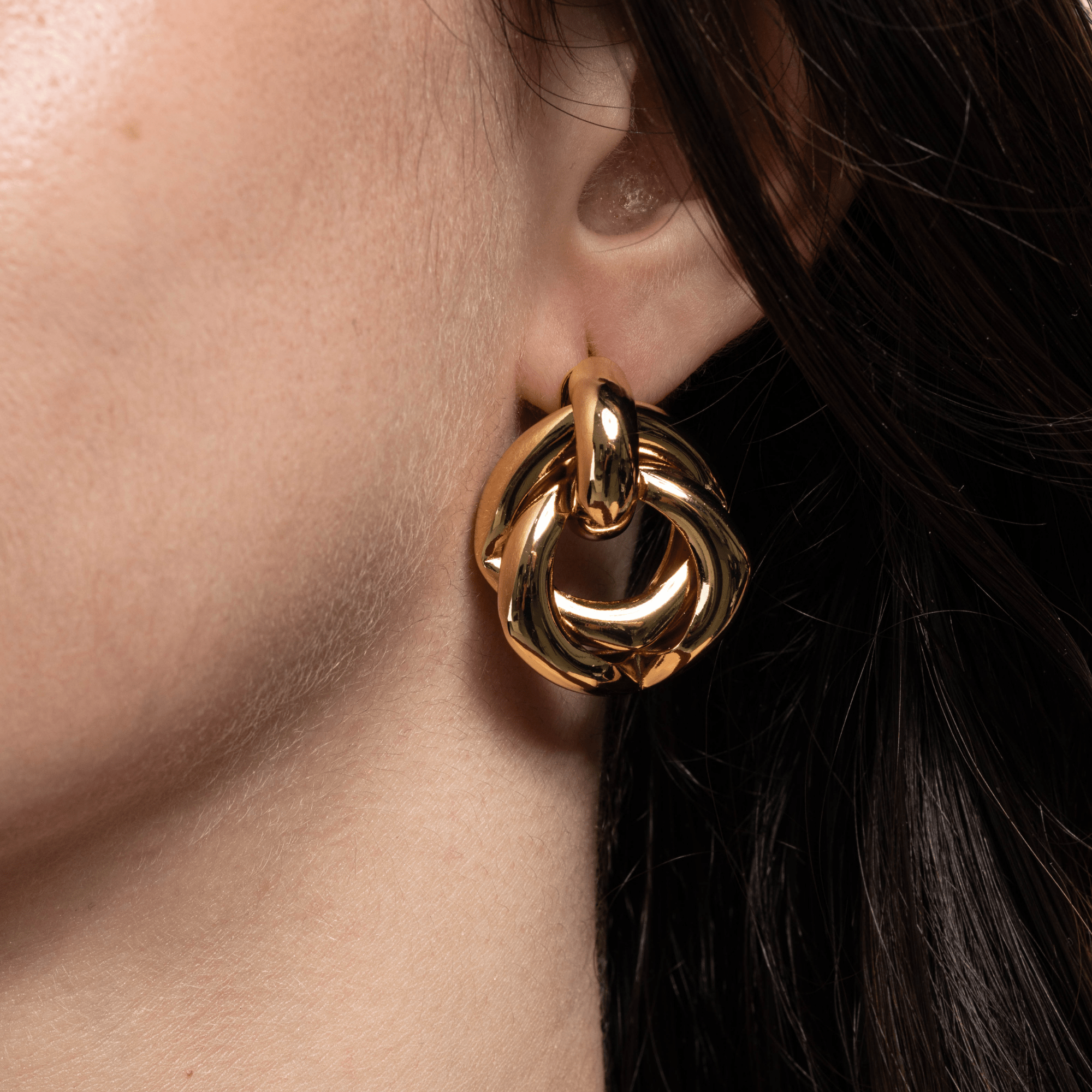 Lara & Ela | Rhea Gold Earrings - Lara & Ela
