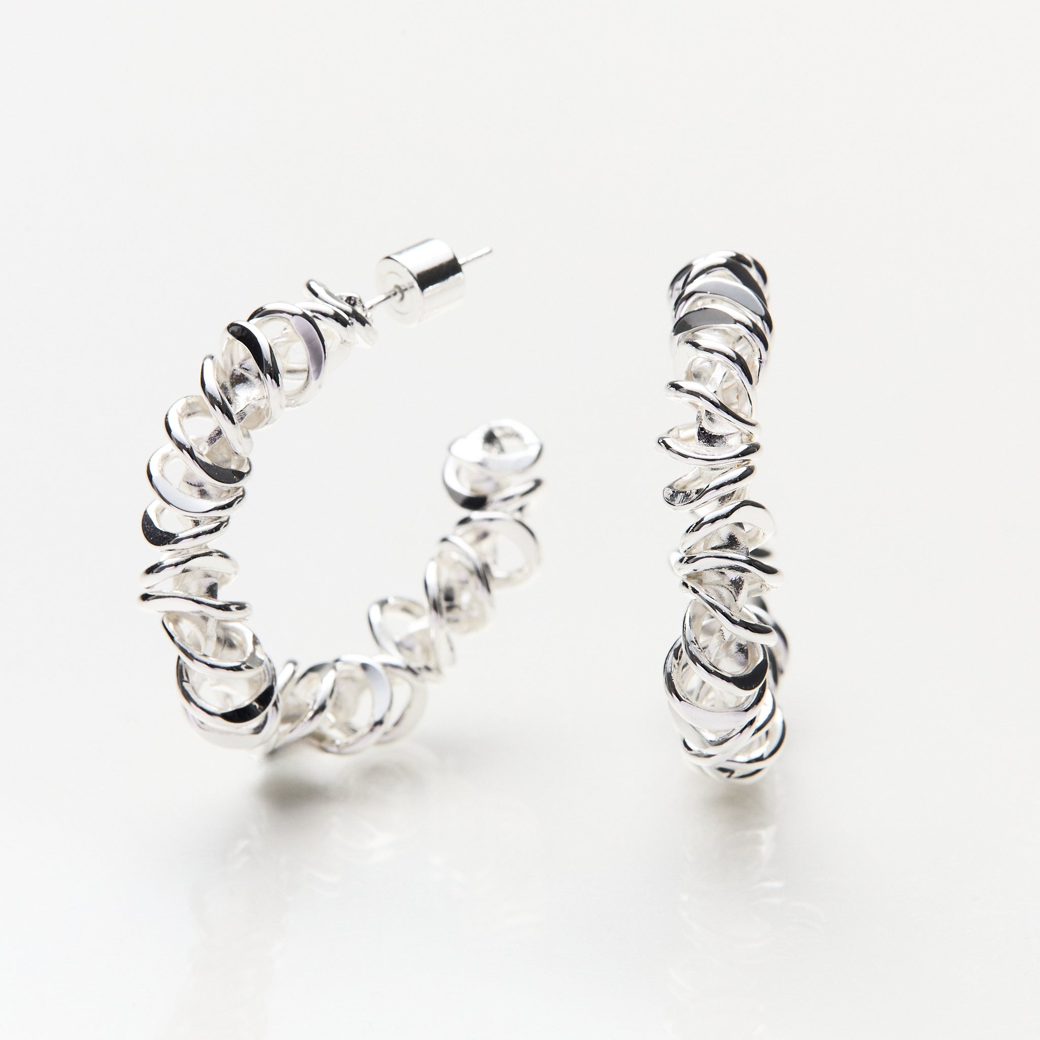 Lara & Ela | Rosanna Silver Earrings - Lara & Ela