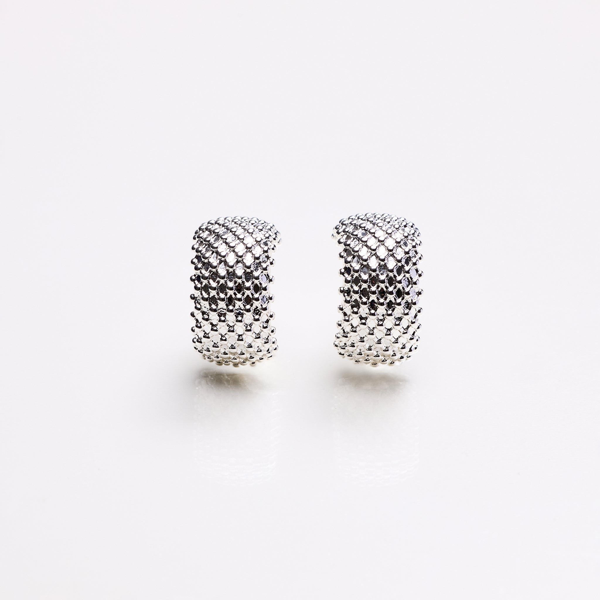 Lara & Ela | Run The Gamut Silver Earrings - Lara & Ela