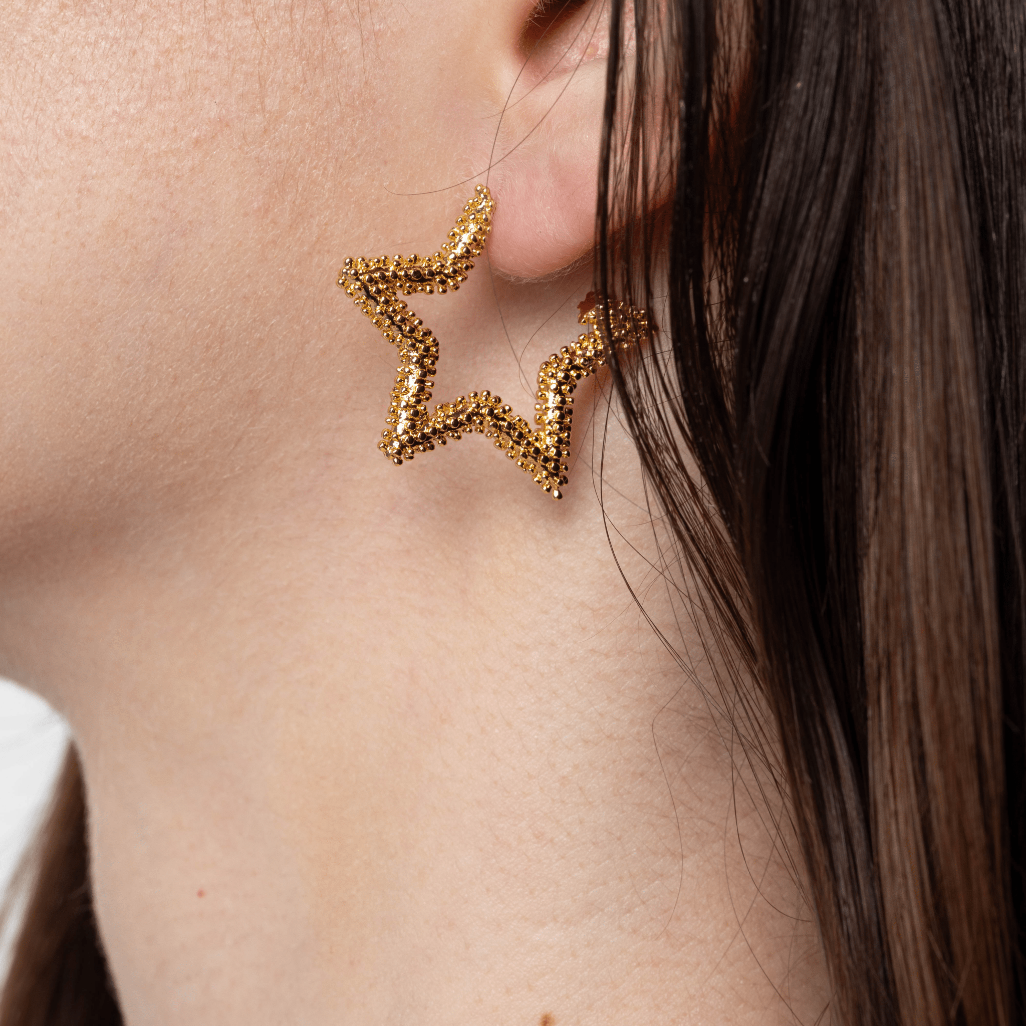 Lara & Ela | Saturday Night Fever Gold Earrings - Lara & Ela