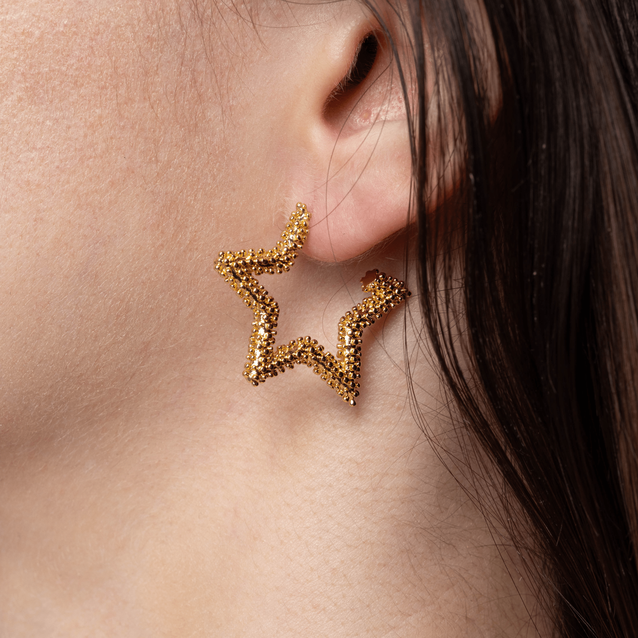 Lara & Ela | Saturday Night Fever Gold Earrings - Lara & Ela
