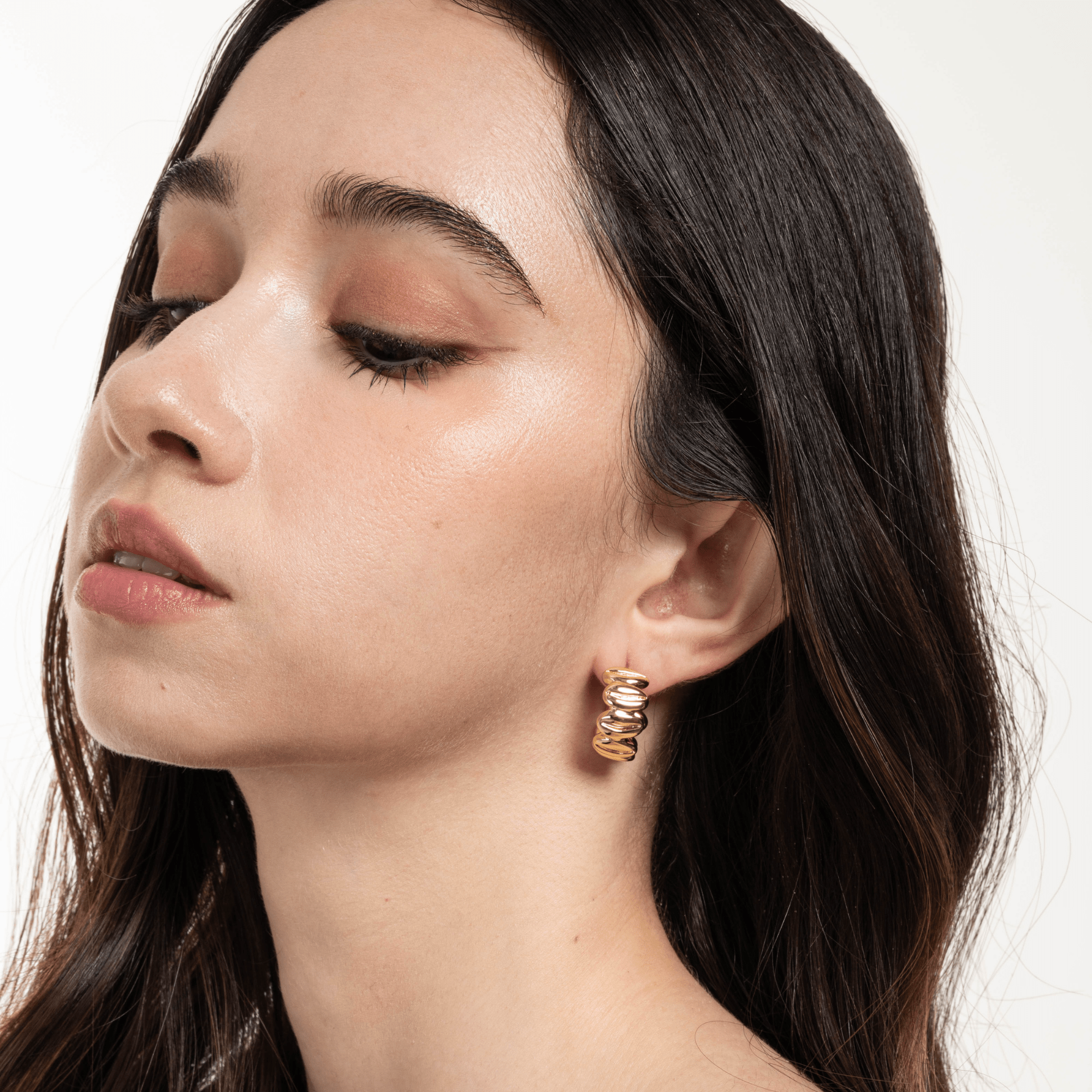 Lara & Ela | Serenity Gold Earrings - Lara & Ela