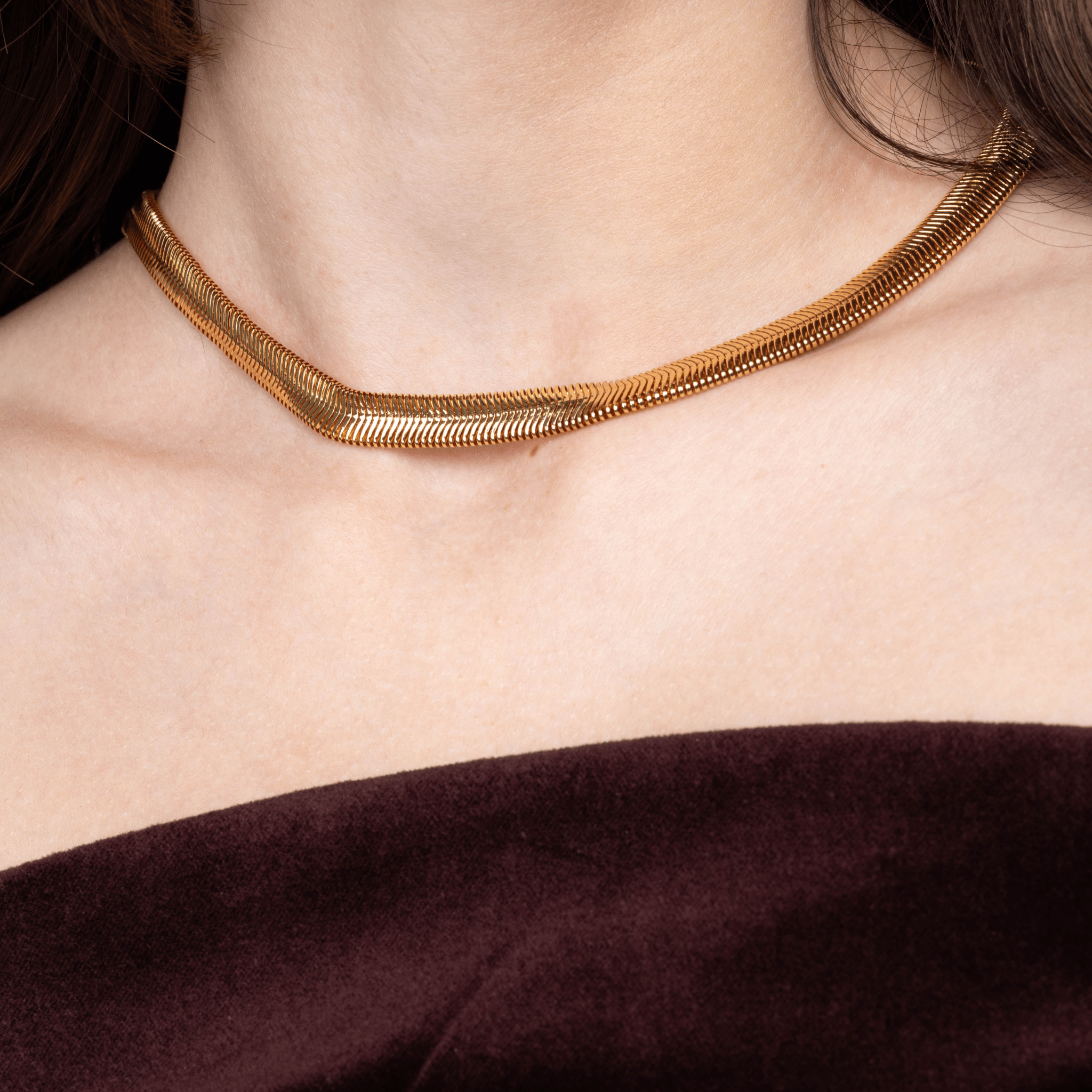 Lara & Ela | Simone Gold Necklace - Lara & Ela