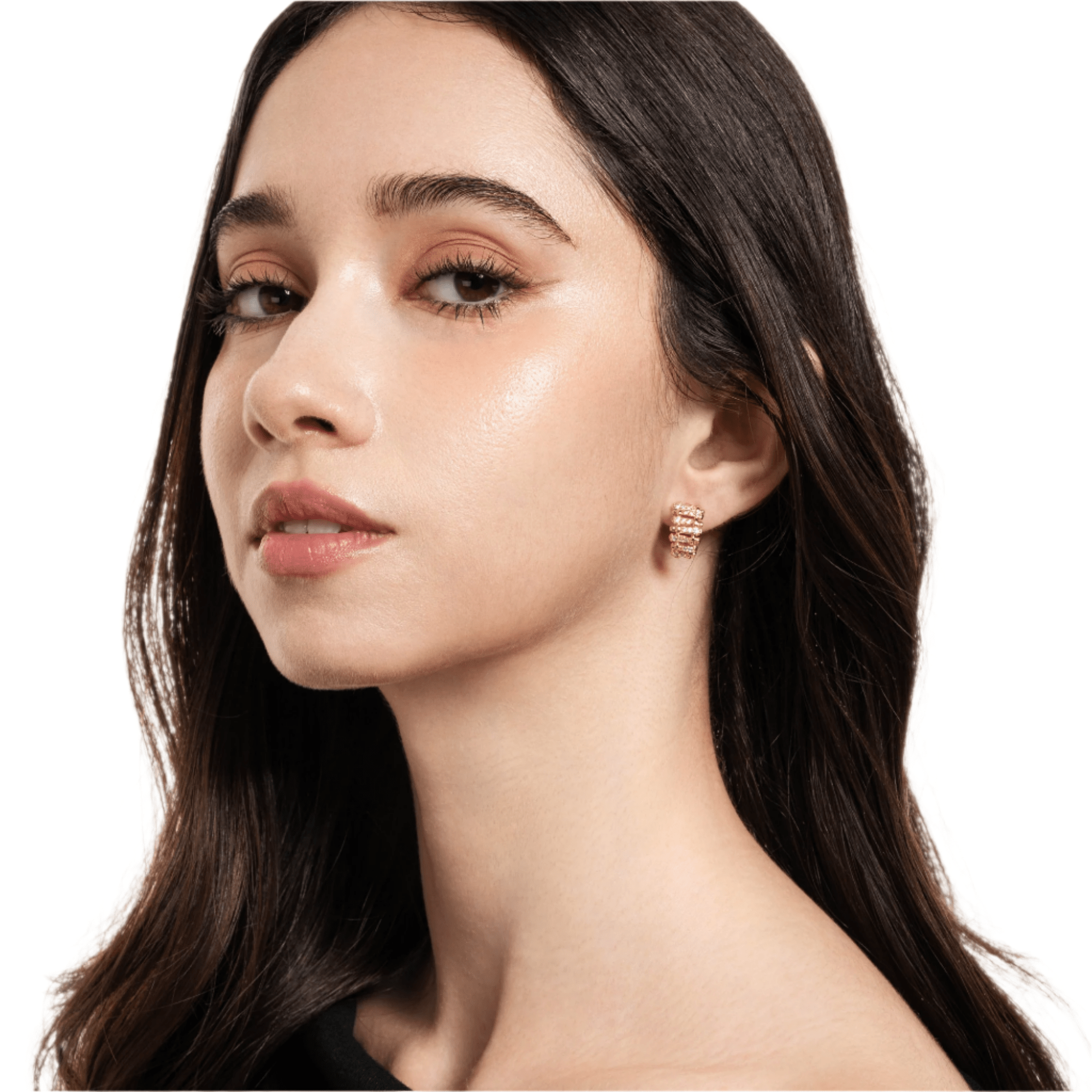 Lara & Ela | Snake And Ladder Gold Earrings - Lara & Ela