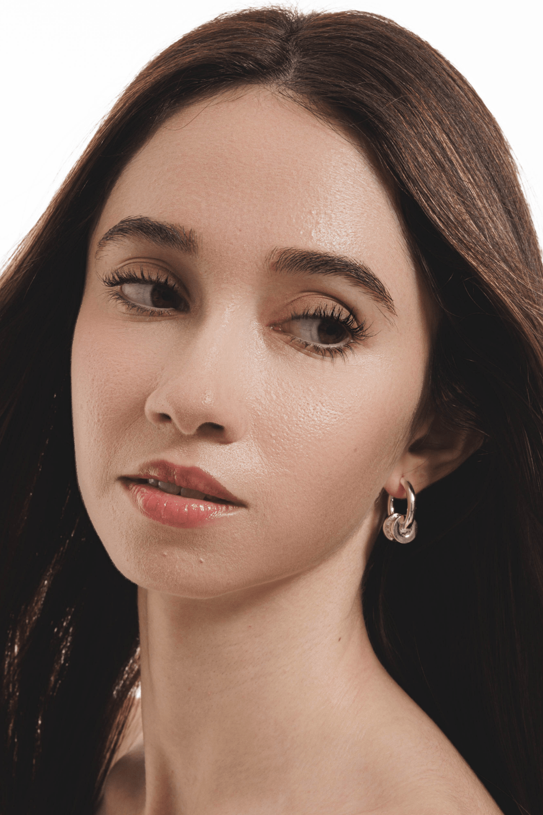 Lara & Ela I SparkleSphere Silver Earrings - Lara & Ela