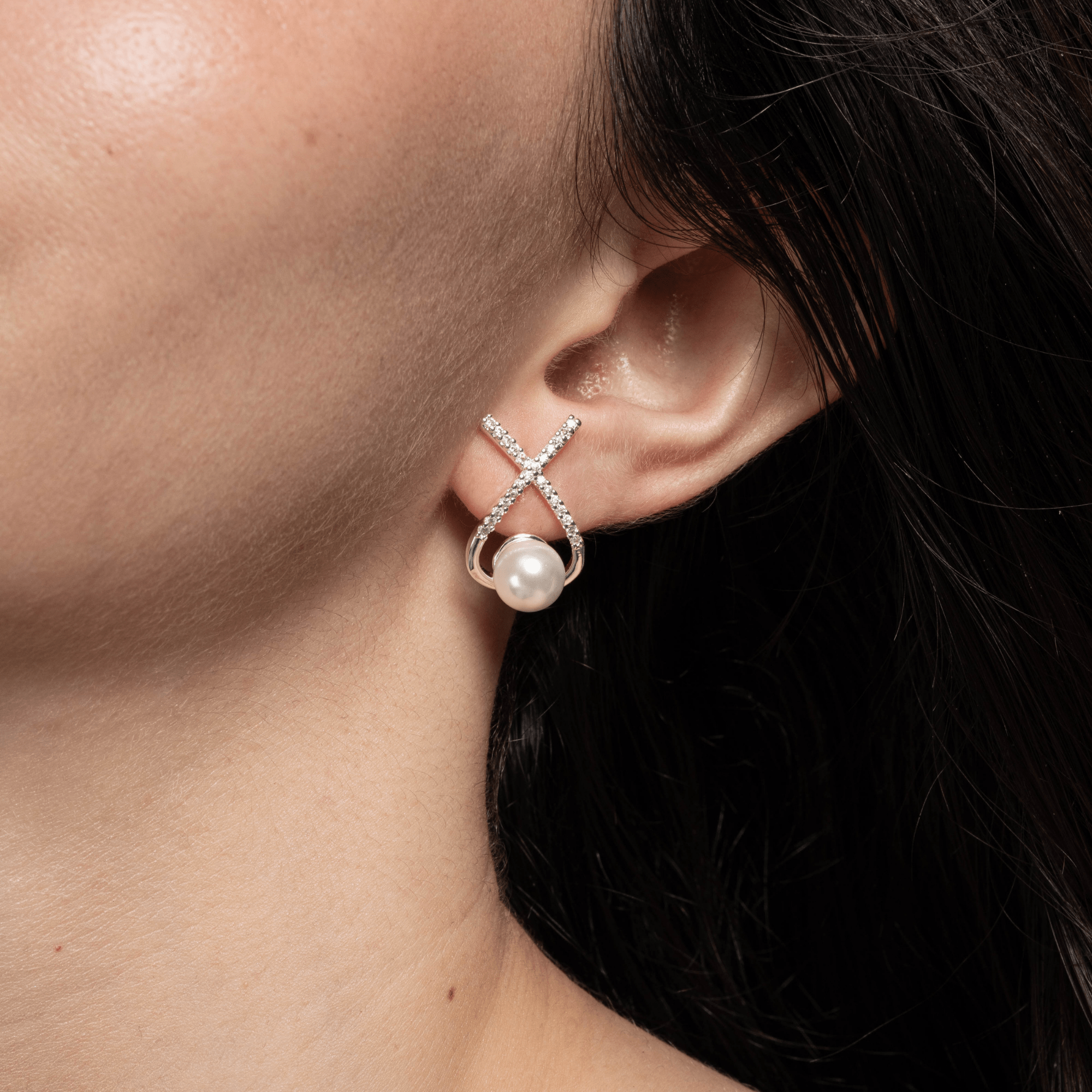 Lara & Ela | Star - crossed Lovers Silver Earrings - Lara & Ela