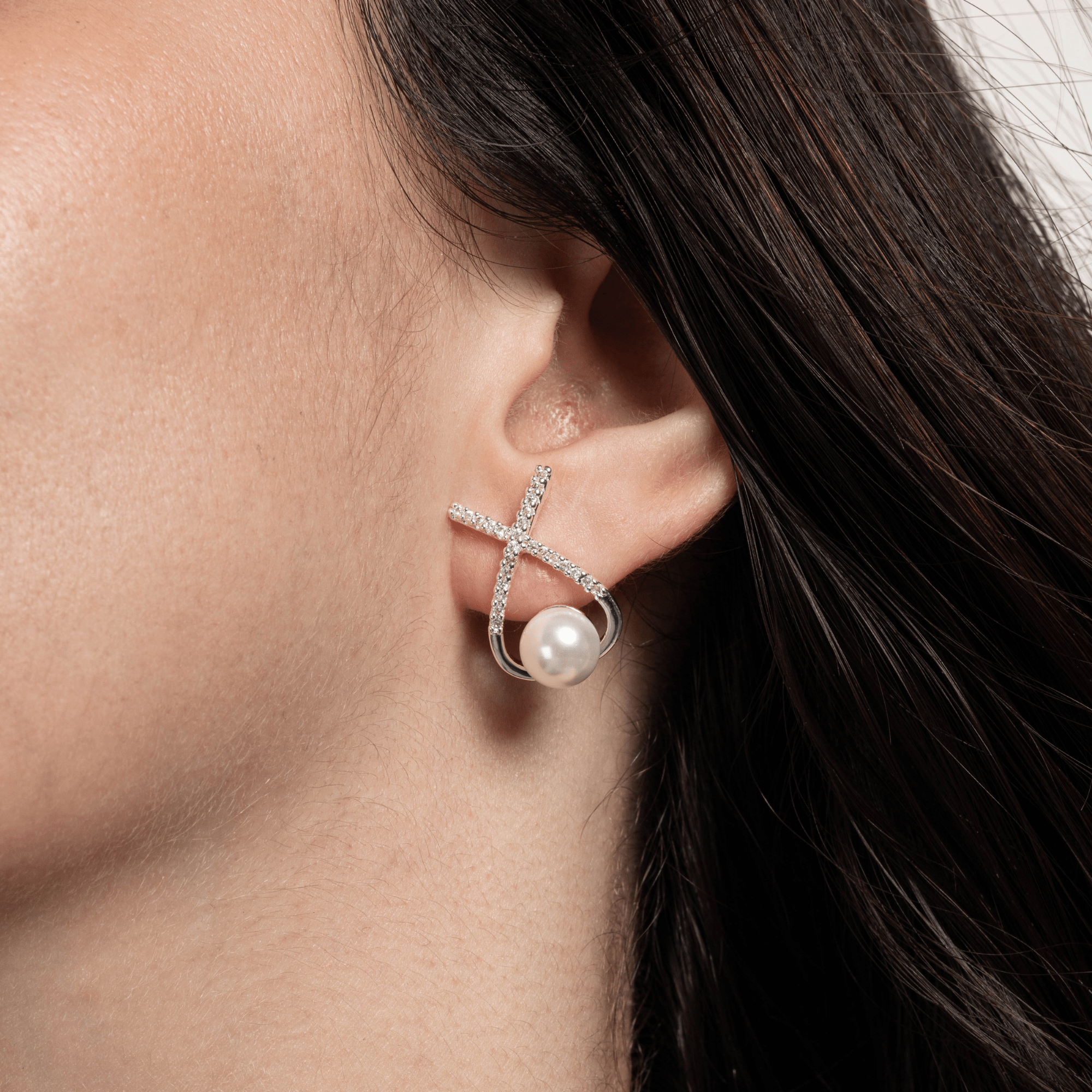 Lara & Ela | Star - crossed Lovers Silver Earrings - Lara & Ela