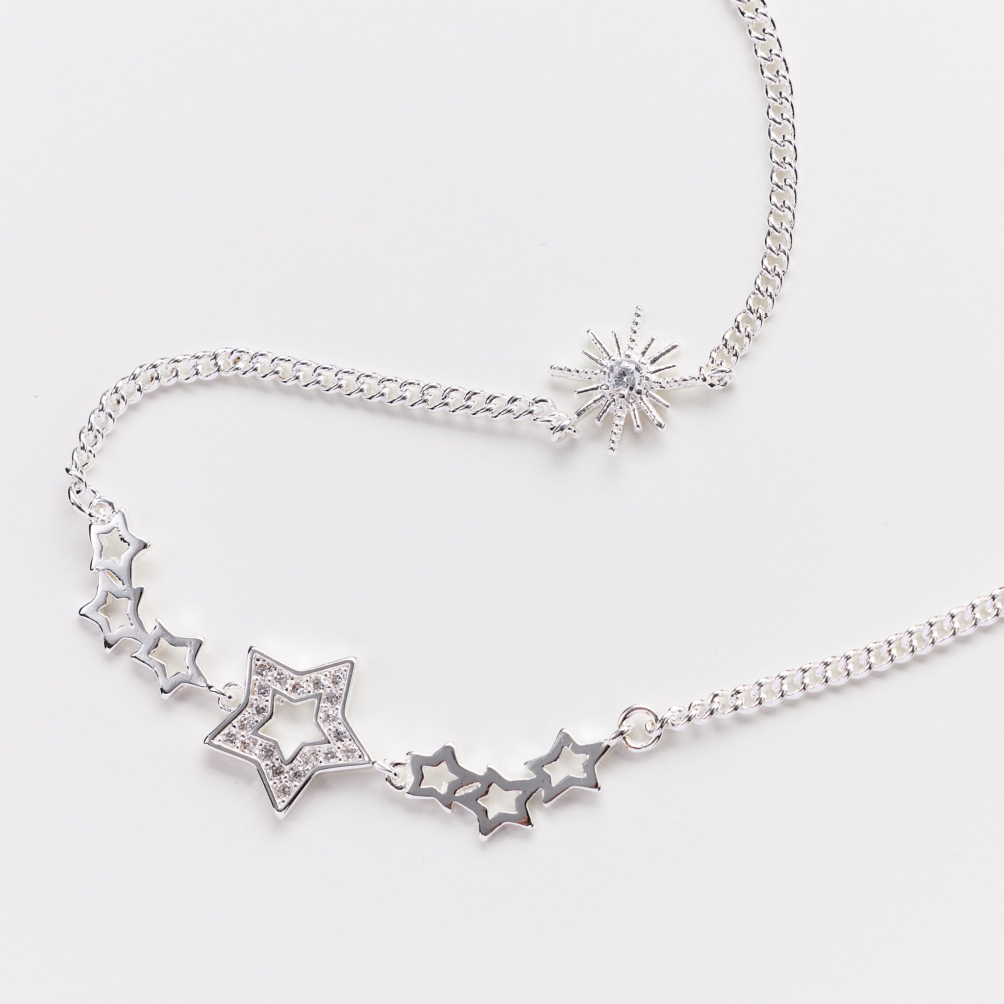 Lara & Ela | Starry Starry Night Silver Necklace - Lara & Ela