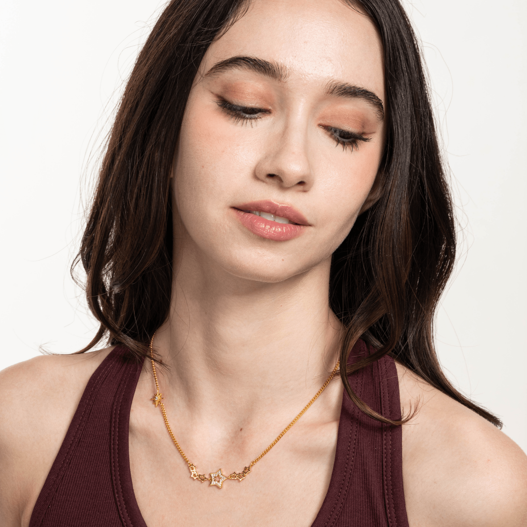 Lara & Ela | Starry Starry Night Gold Necklace - Lara & Ela