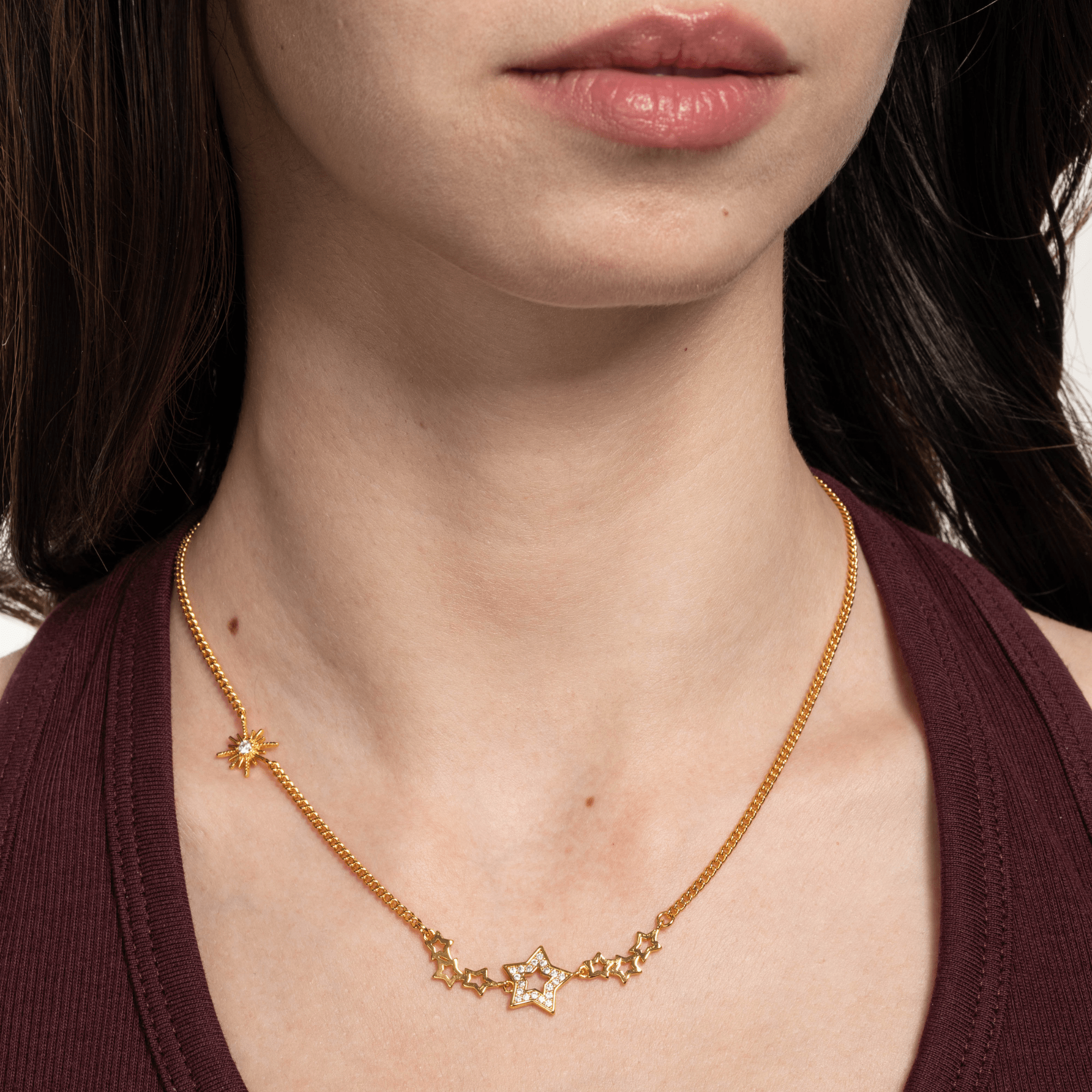Lara & Ela | Starry Starry Night Gold Necklace - Lara & Ela