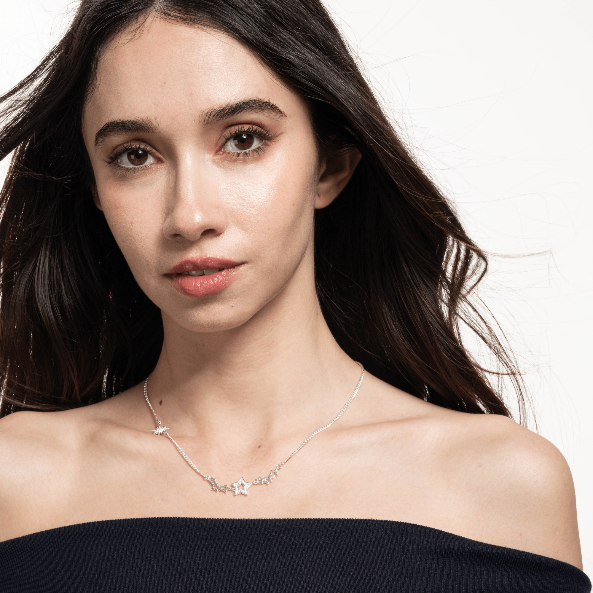 Lara & Ela | Starry Starry Night Silver Necklace - Lara & Ela