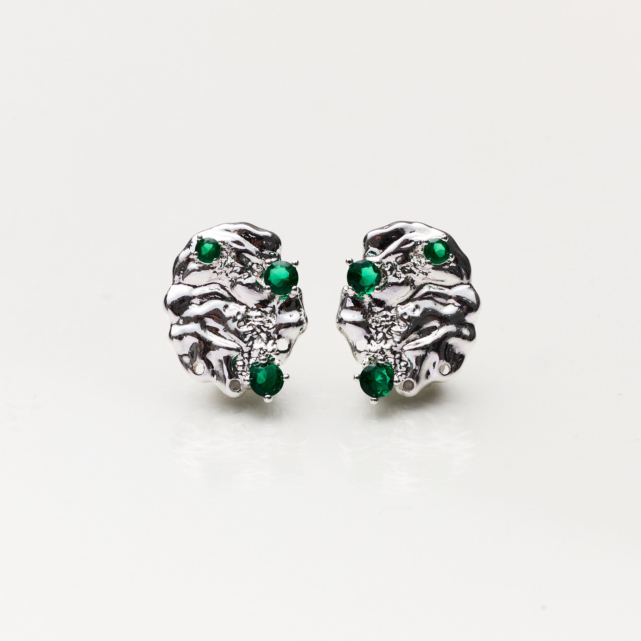 Lara & Ela | Starship Silver Earrings - Lara & Ela