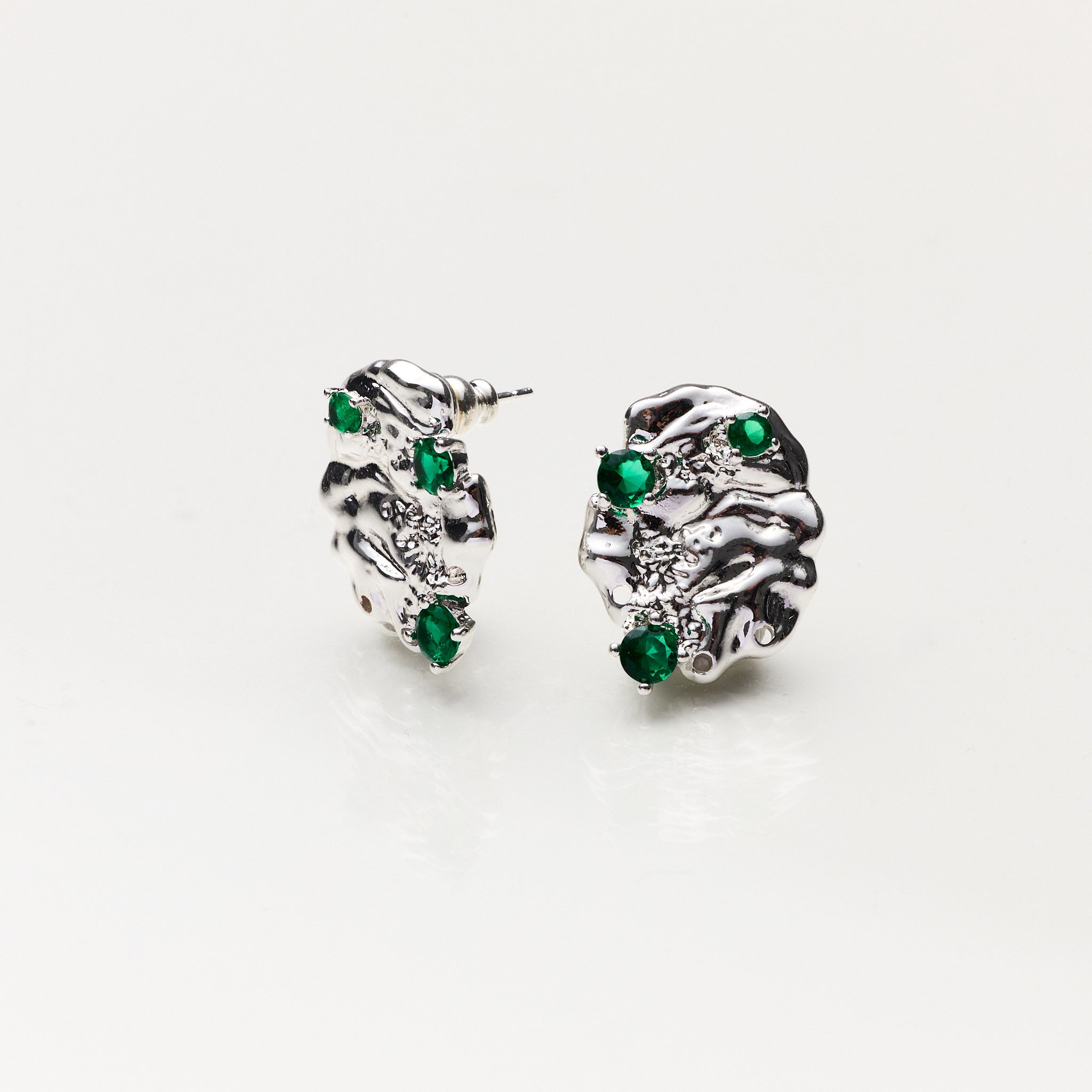 Lara & Ela | Starship Silver Earrings - Lara & Ela