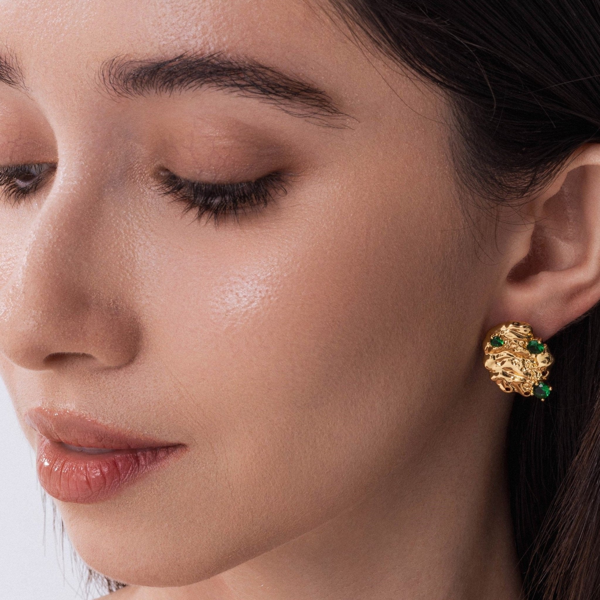 Lara & Ela | Starship Gold Earrings - Lara & Ela